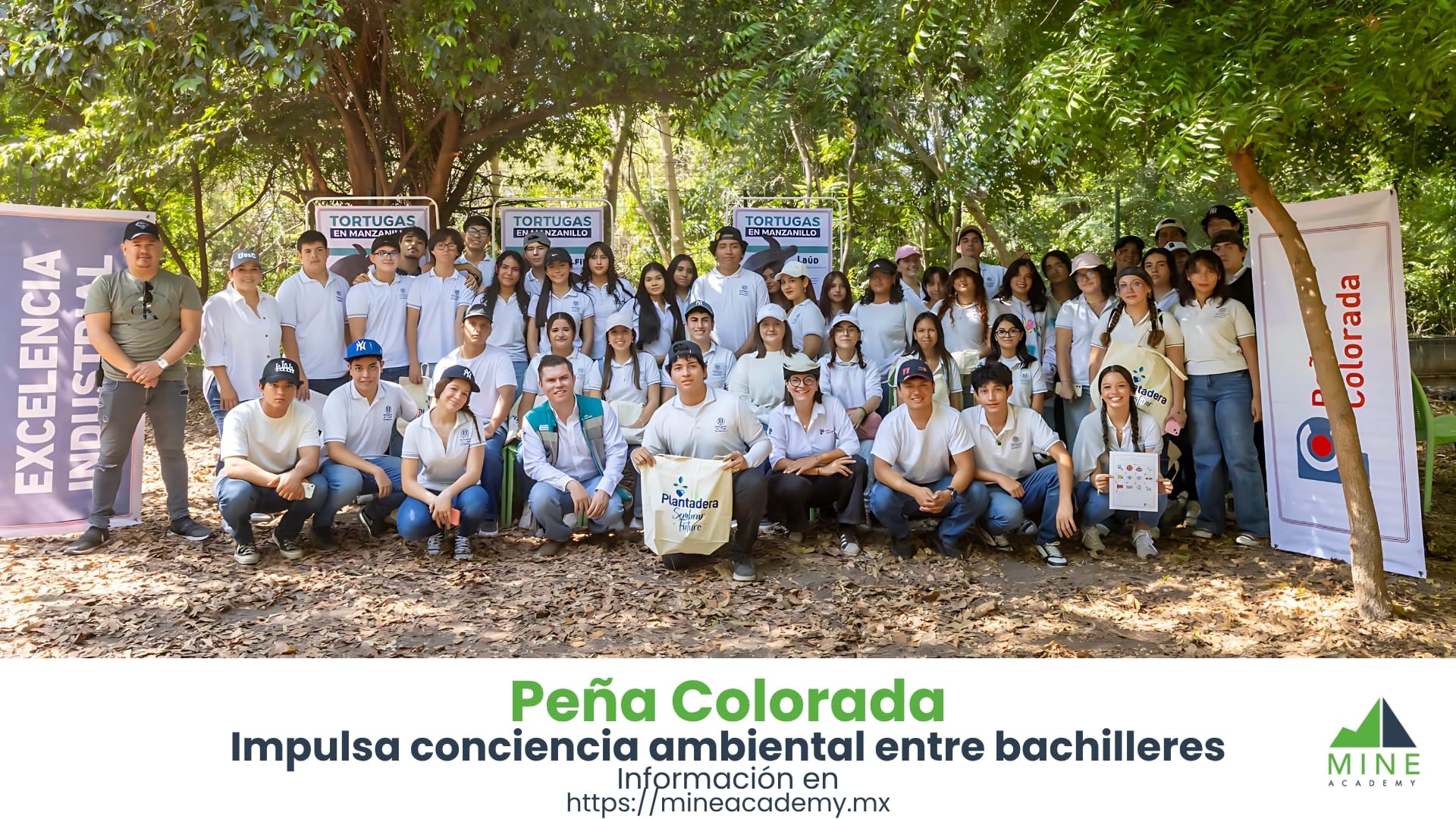 Peña Colorada impulsa conciencia ambiental entre estudiantes de bachillerato en Colima