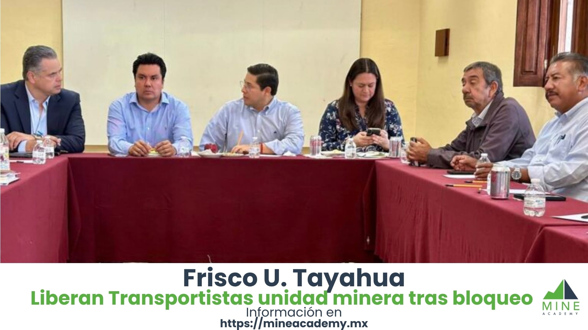 Liberan unidad minera Frisco Tayahua tras bloqueo; continúa el diálogo
