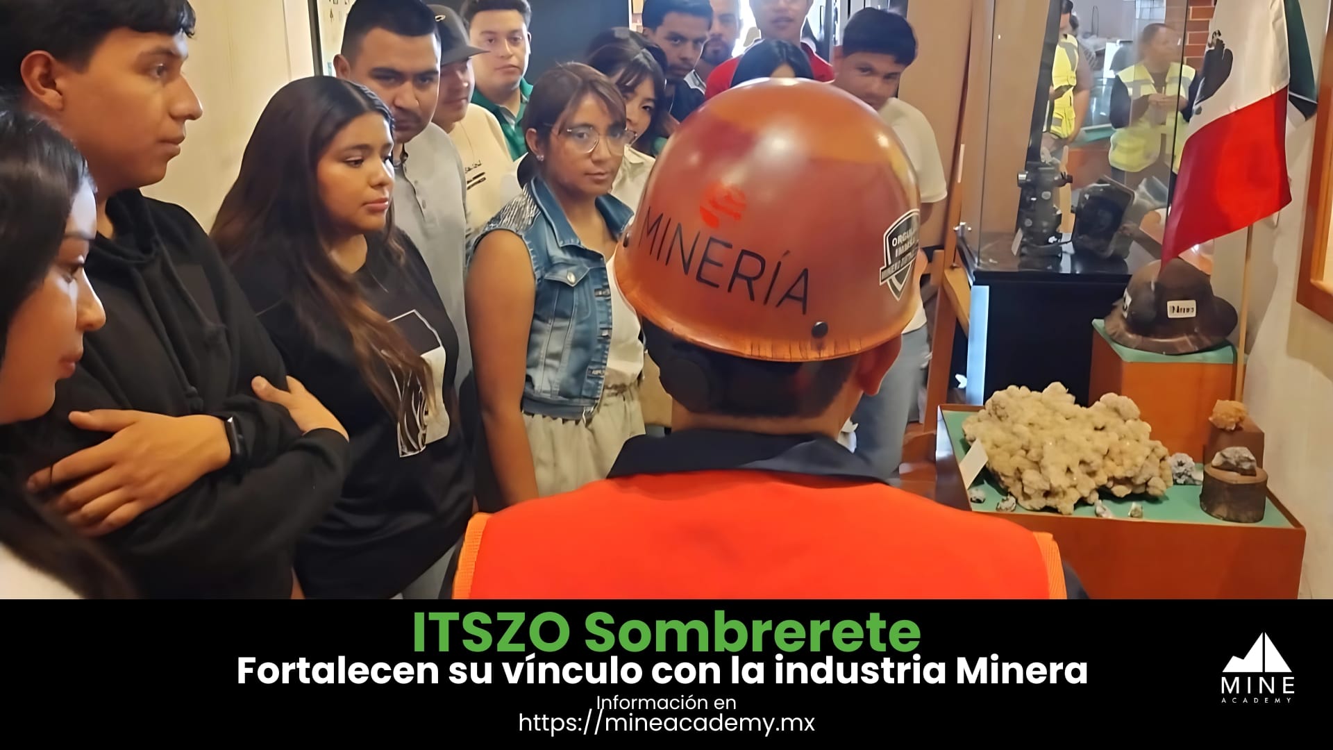Estudiantes de Ingeniería en Minería del ITSZO Sombrerete fortalecen su vínculo con la industria