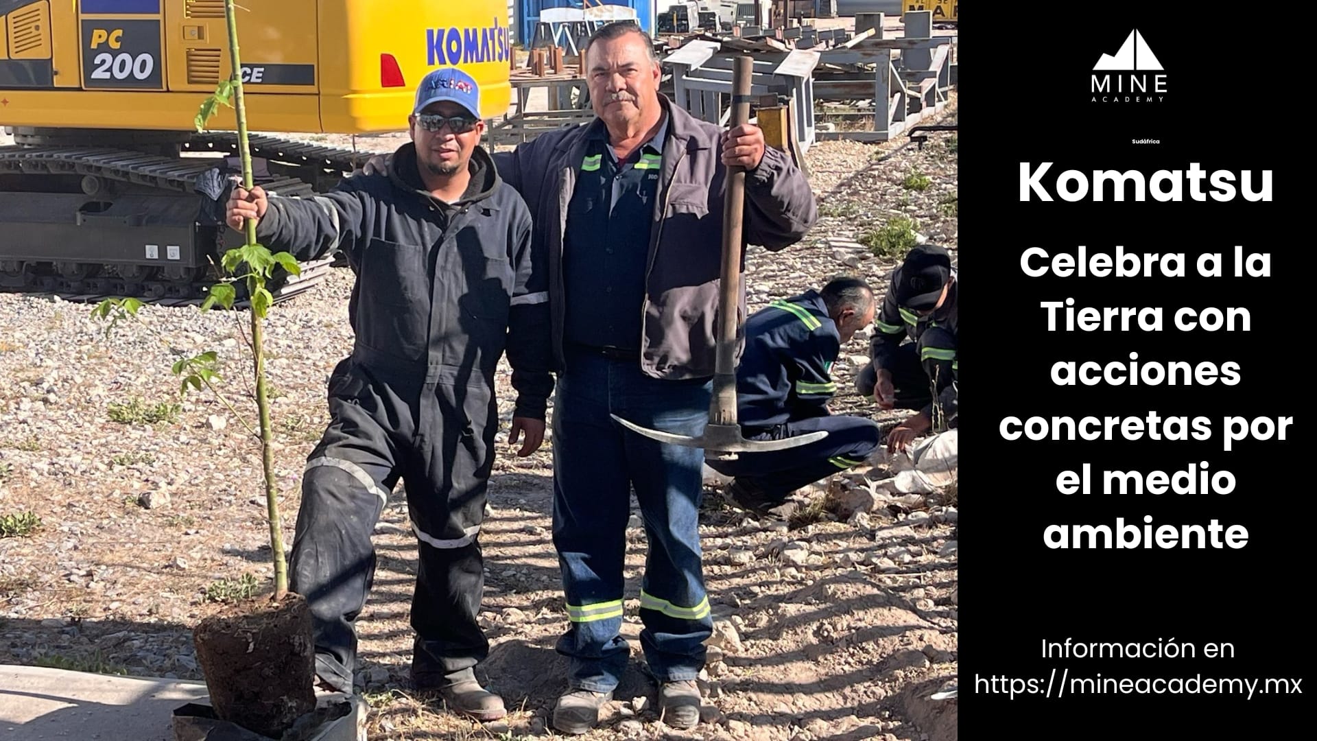 Komatsu celebra el Día de la Tierra con acciones concretas por el medio ambiente