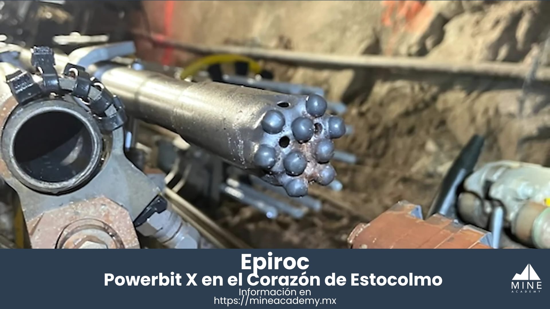 “La Broca que Perforó el Futuro: Epiroc Powerbit X en el Corazón de Estocolmo”