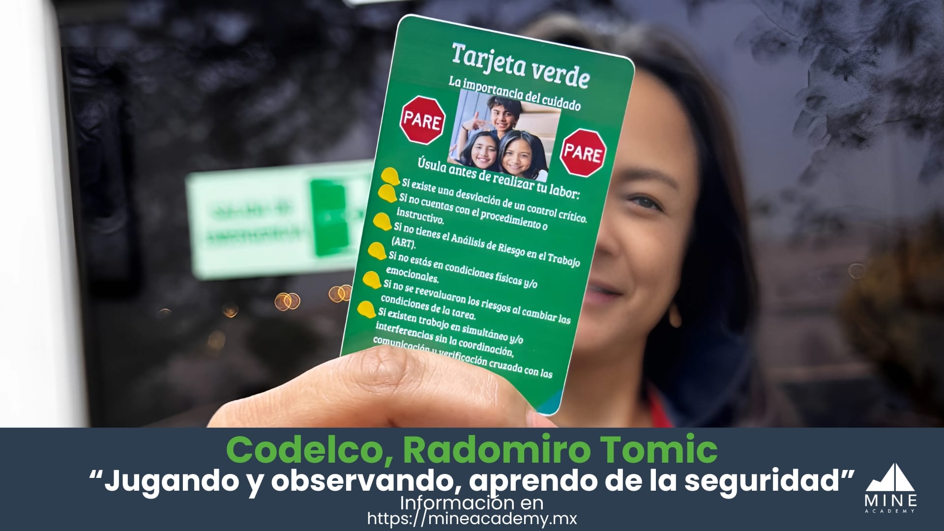 Codelco, Radomiro Tomic lanza campaña de seguridad con participación familiar