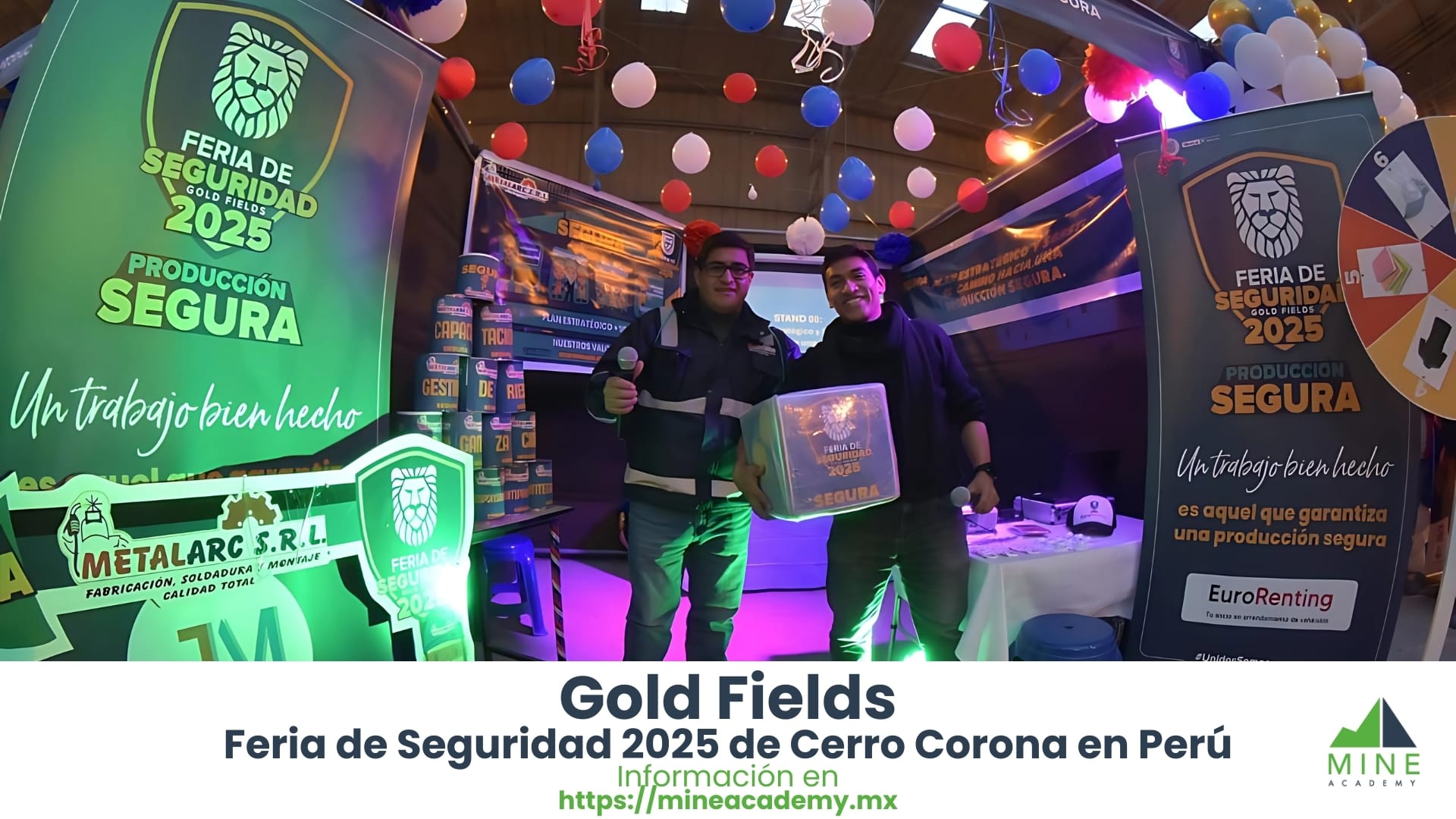 Más de 1,100 personas participaron en la Feria de Seguridad 2025 de Cerro Corona de Gold Fields
