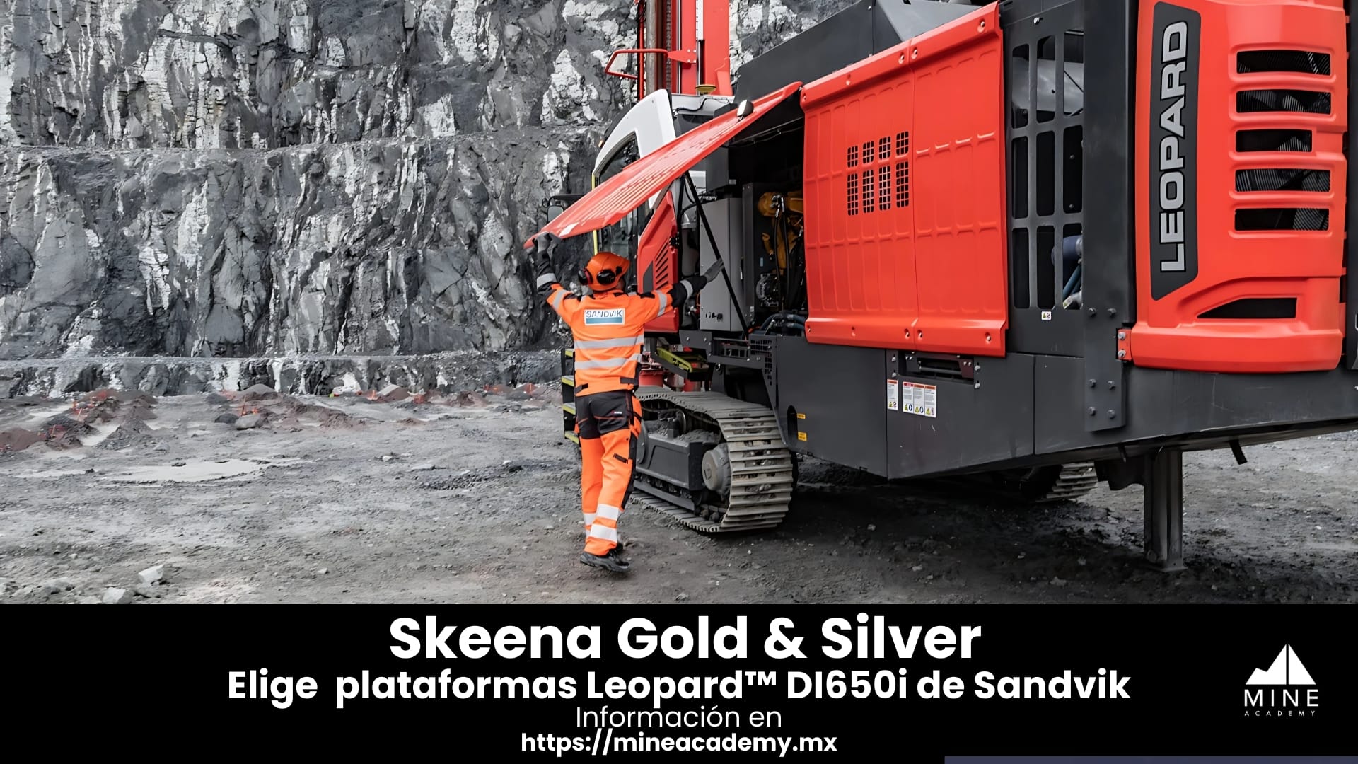 Skeena Gold & Silver elige plataformas Leopard™ DI650i de Sandvik