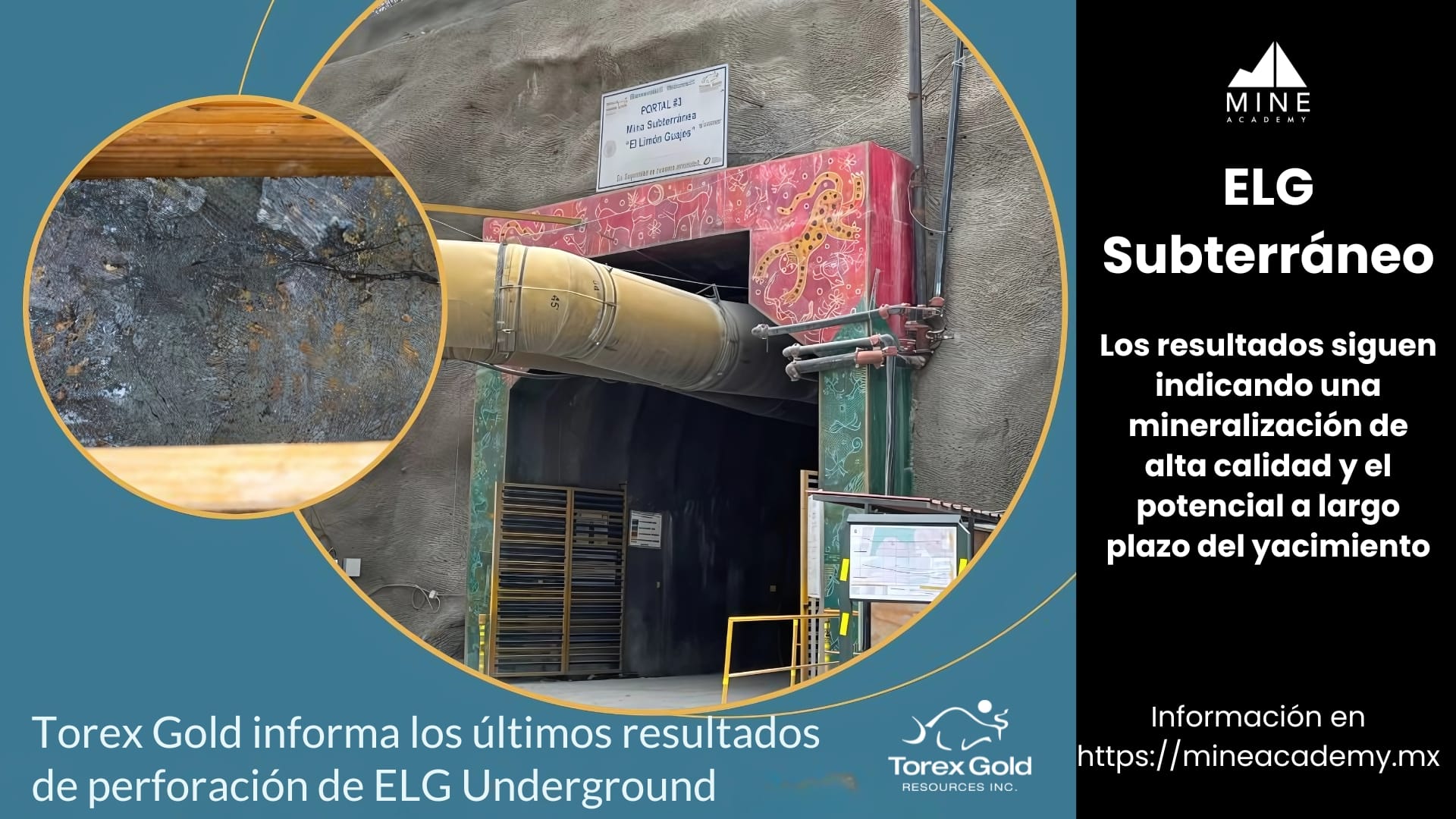 Torex Gold reporta resultados alentadores en su programa de perforación en ELG Underground