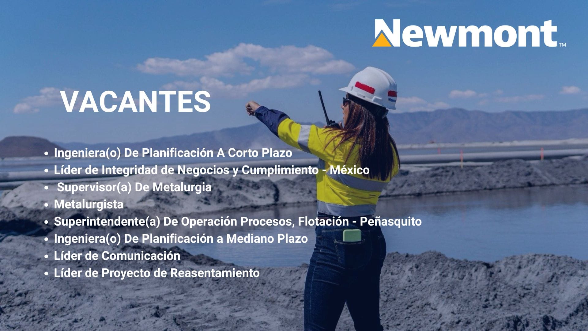 Oportunidad Laboral Newmont México