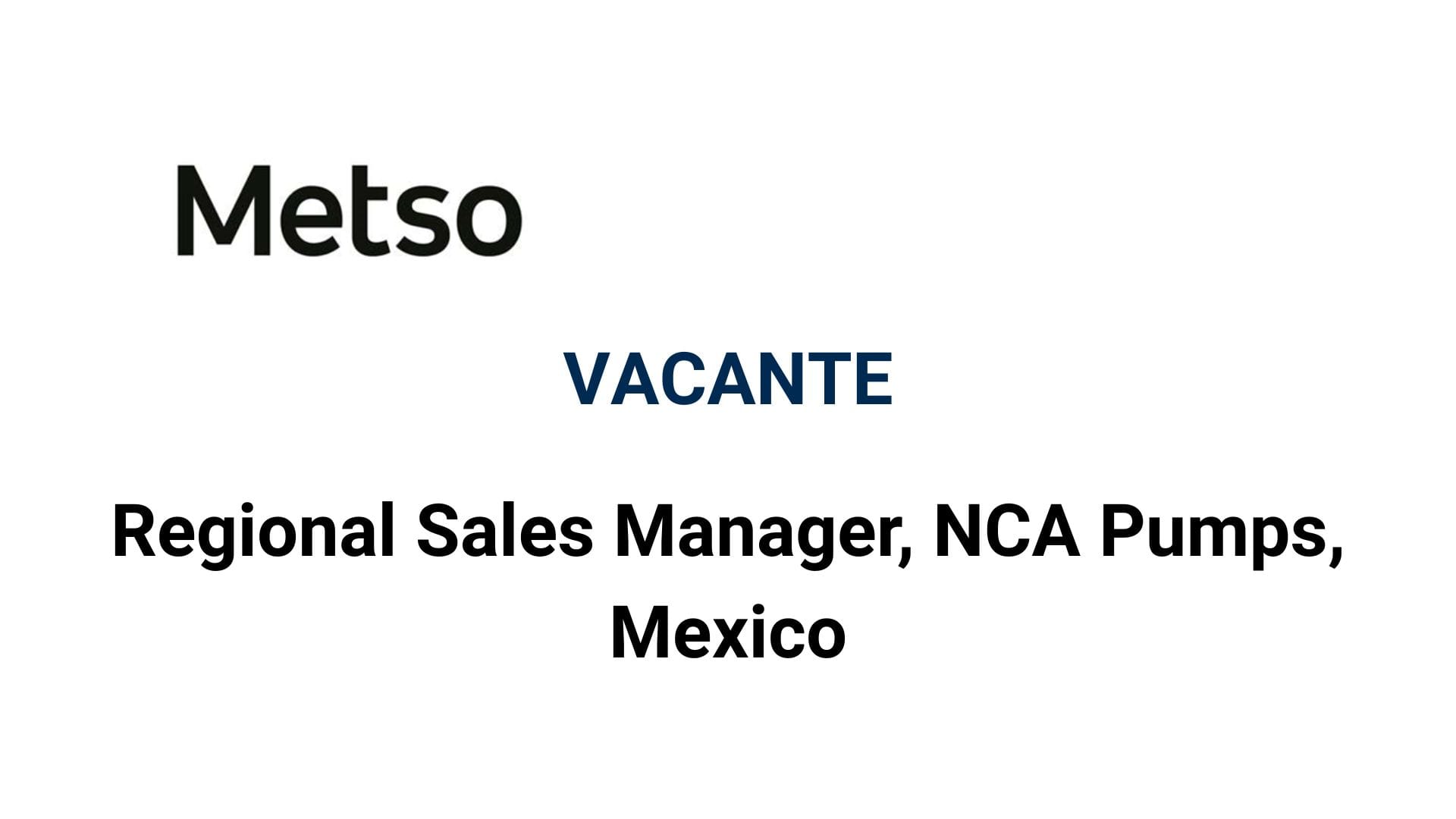 Oportunidad Laboral Metso