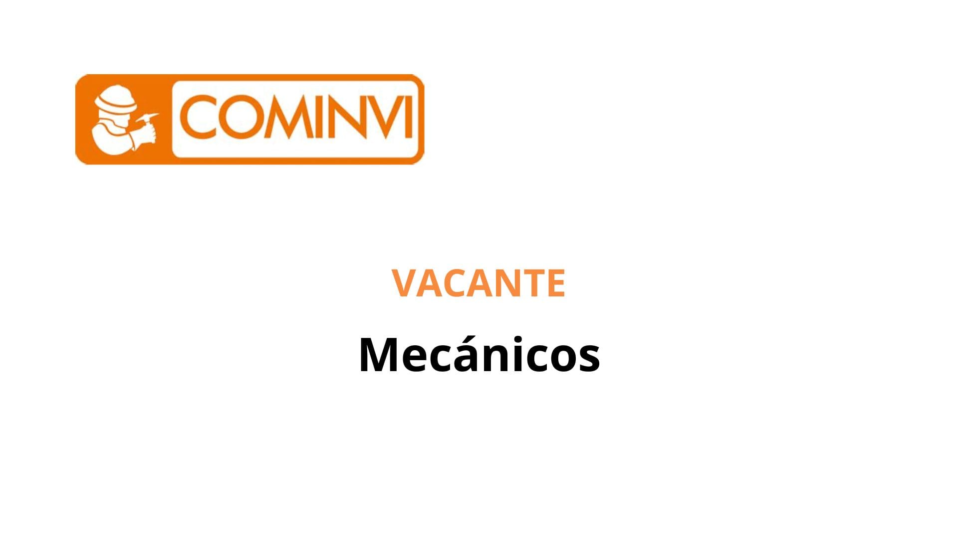 Oportunidad Laboral CoMinVi
