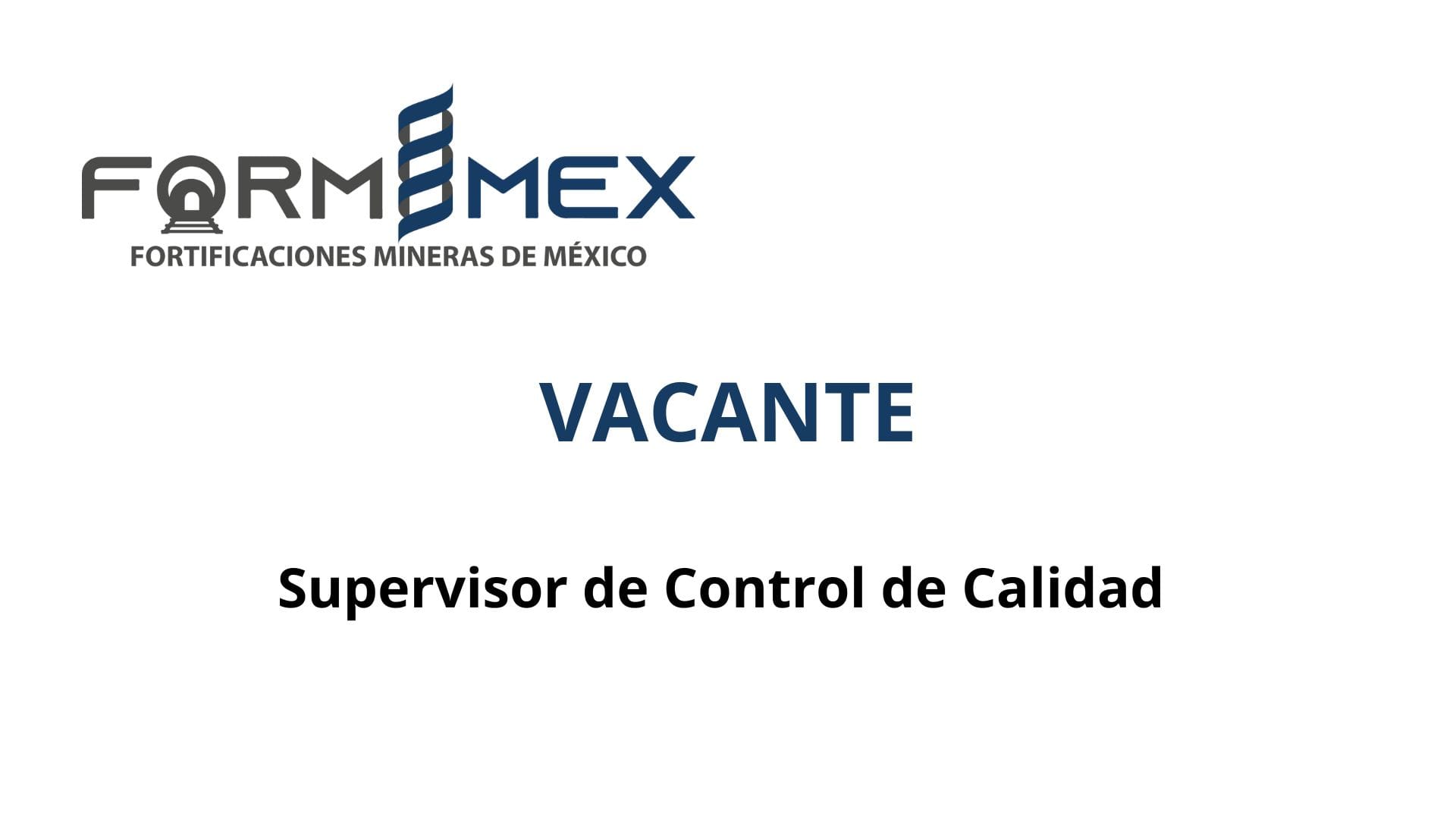 Oportunidad Laboral Formimex