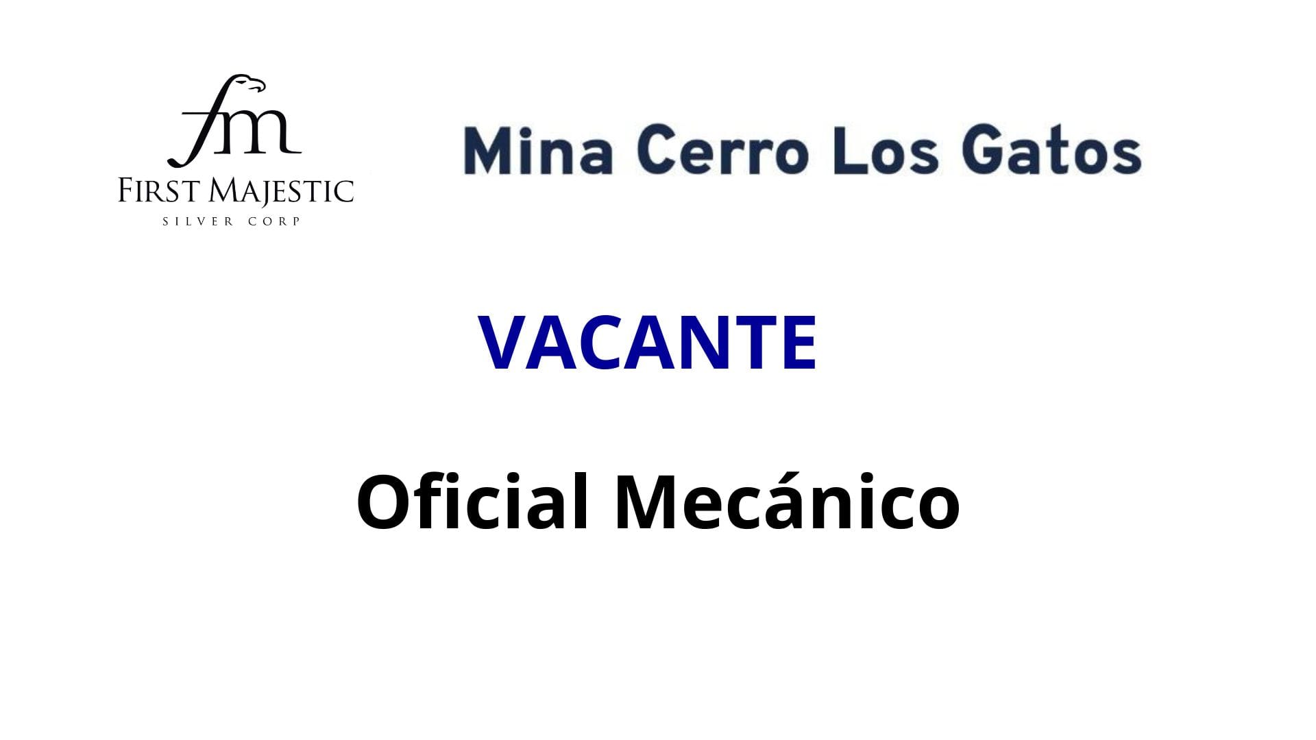 Oportunidad Laboral Mina Cerro Los Gatos