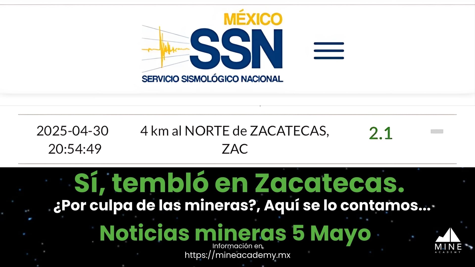 Noticias mineras 5 de mayo presentadas por Sandvik.