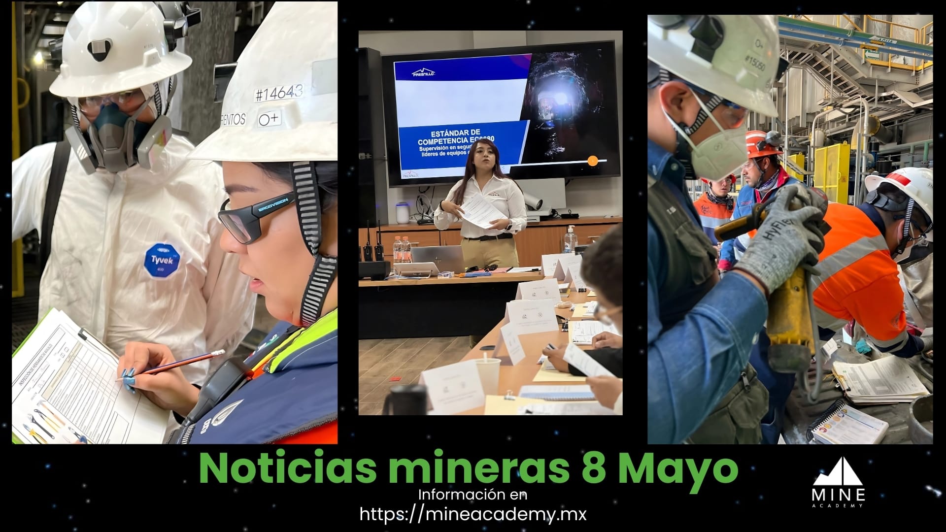 Noticias mineras 8 mayo, presentadas por Epiroc.