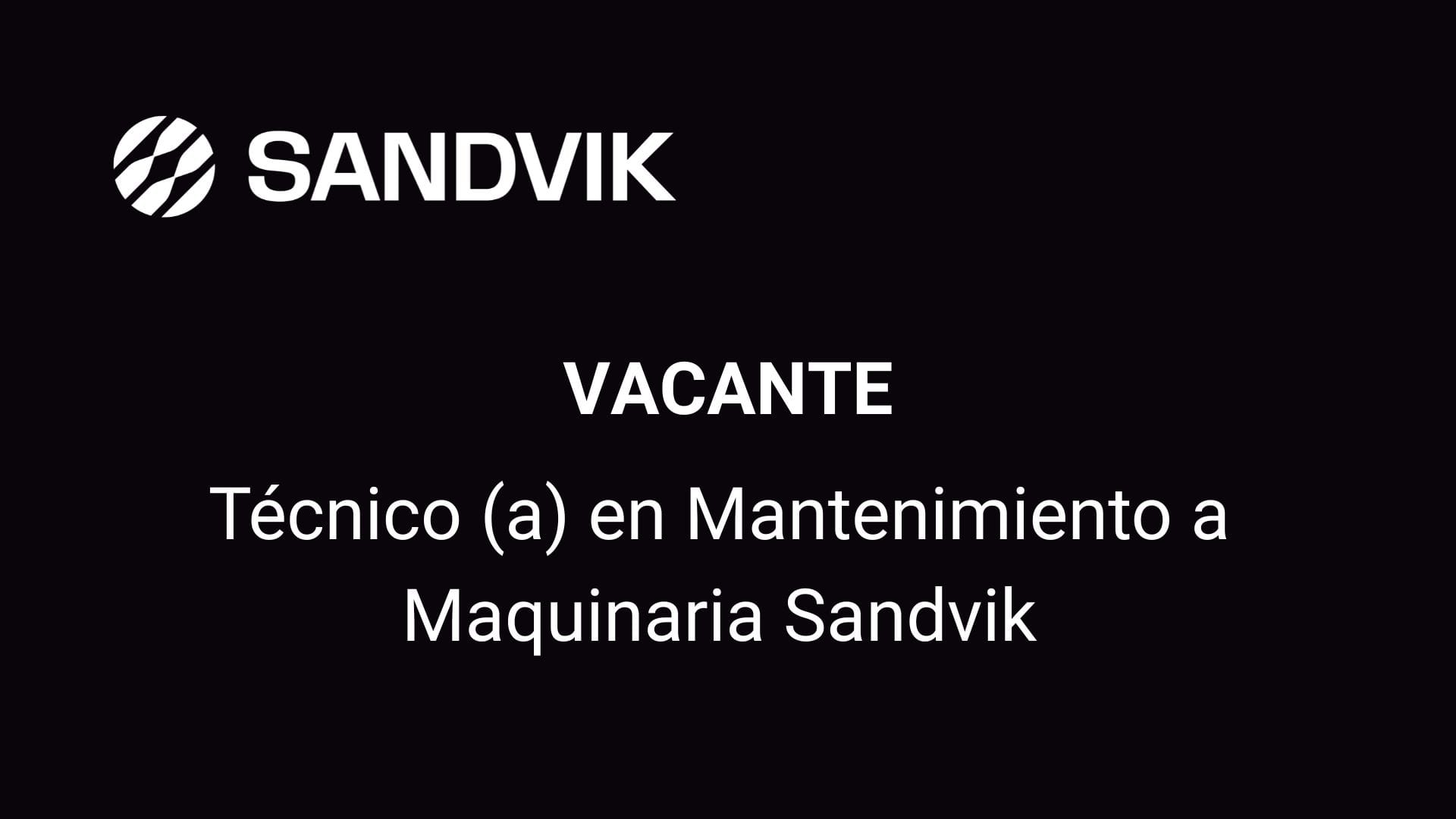 Oportunidad Laboral Sandvik
