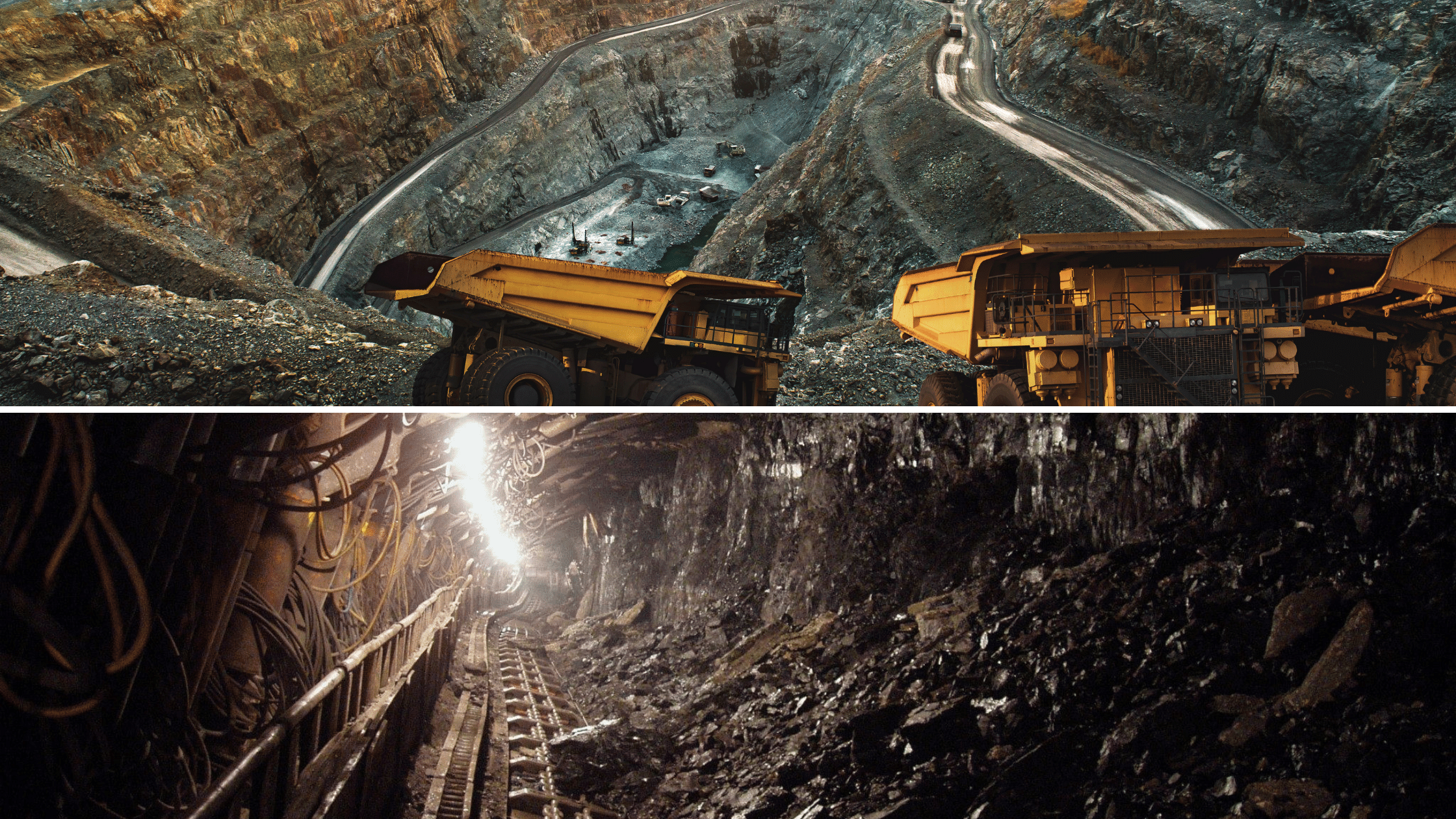 Minería Subterránea VS Minería a Cielo Abierto.