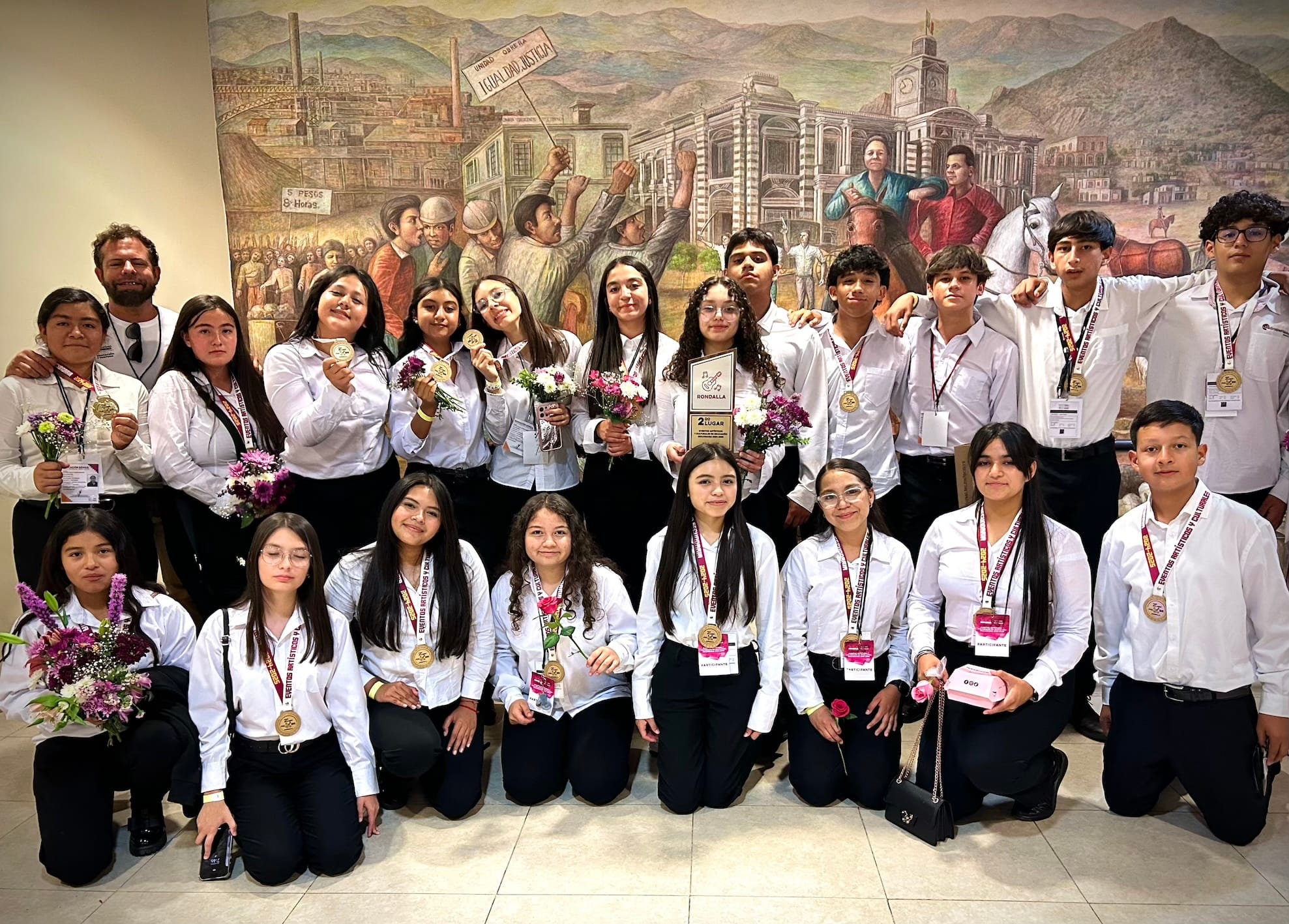 Rondalla del CEC Nacozari, de Grupo México, obtiene segundo lugar estatal en eventos artísticos de educación secundaria