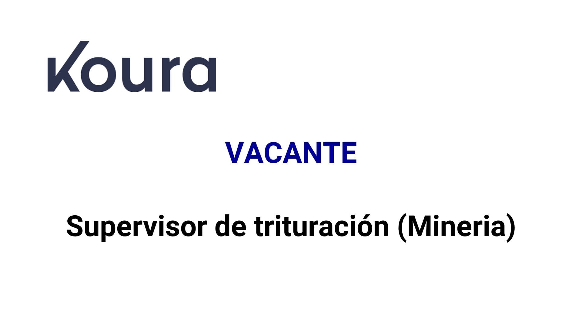 Oportunidad Labora Koura