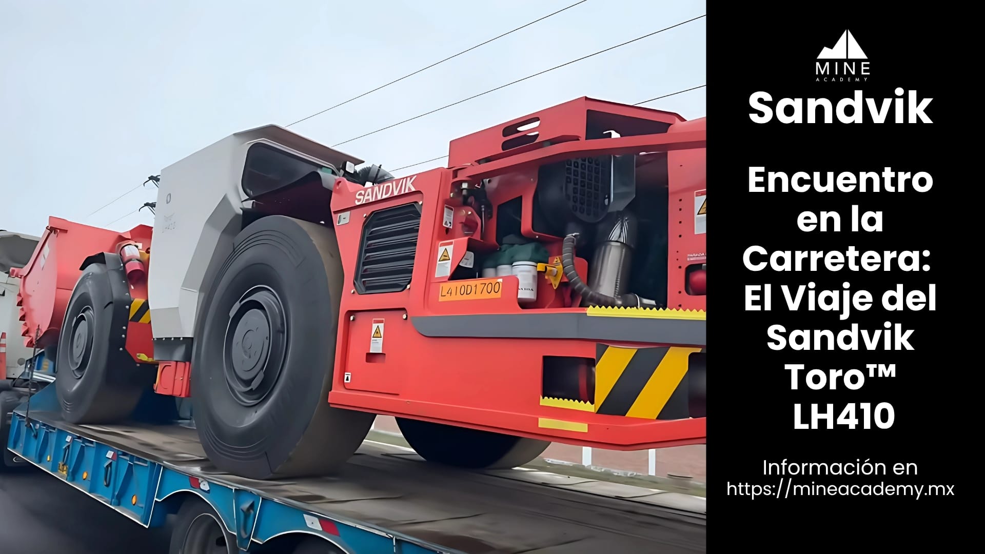 Encuentro en la Carretera: El Viaje del Sandvik Toro™ LH410 hacia las Profundidades de Perú