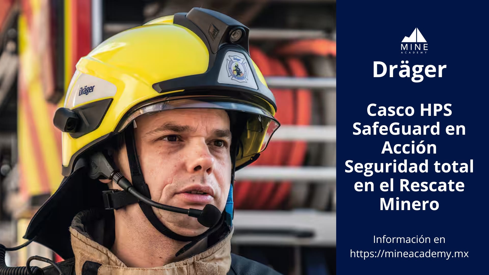 Seguridad total en el Rescate Minero – Casco Dräger HPS SafeGuard en Acción
