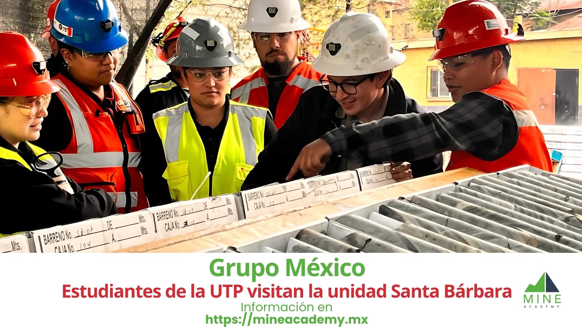 Estudiantes de la Universidad Tecnológica de Parral visitan la unidad minera Santa Bárbara de Grupo México
