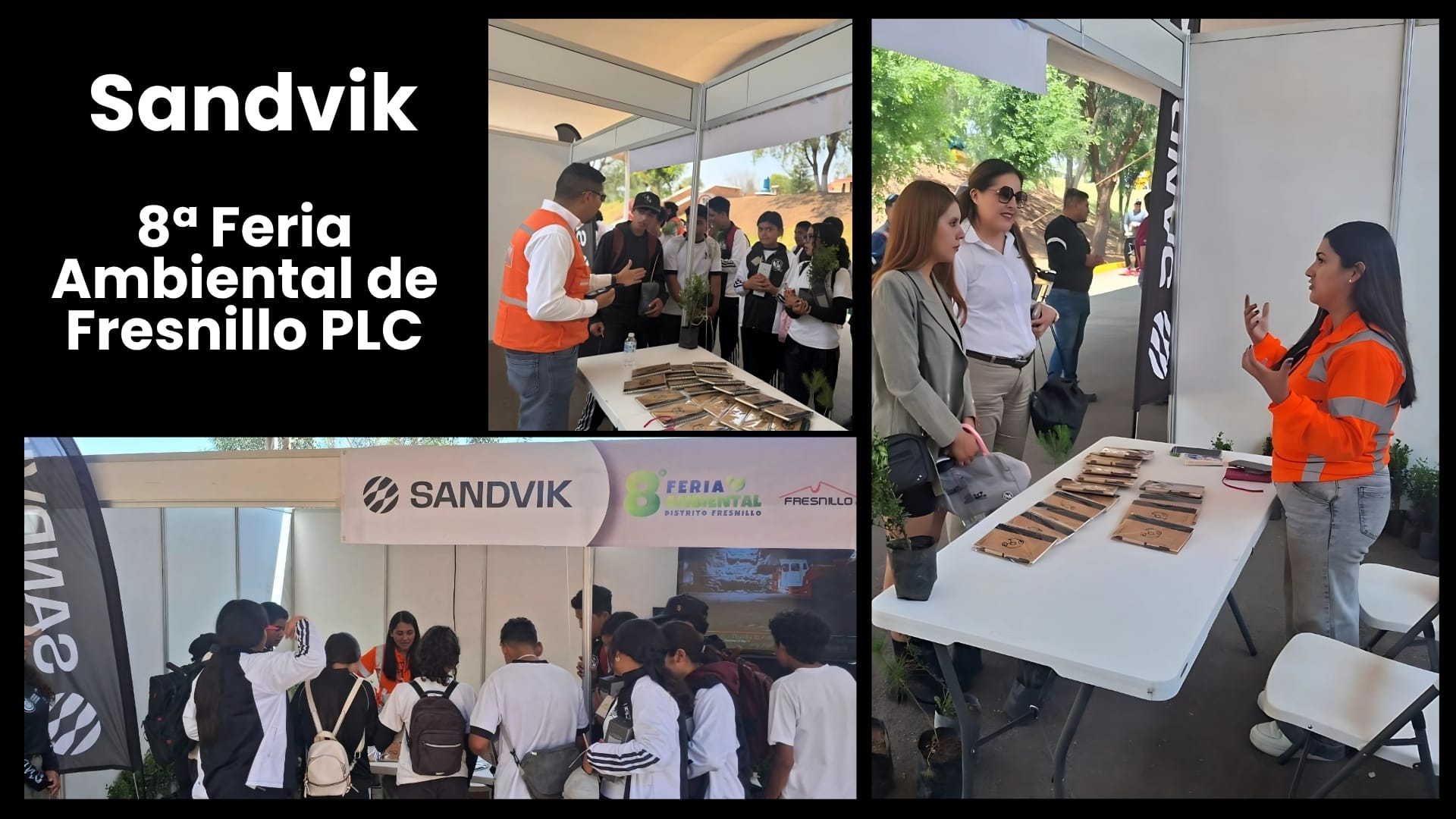 Sandvik México participa en la 8ª Feria Ambiental de Fresnillo PLC por el Día del Medio Ambiente
