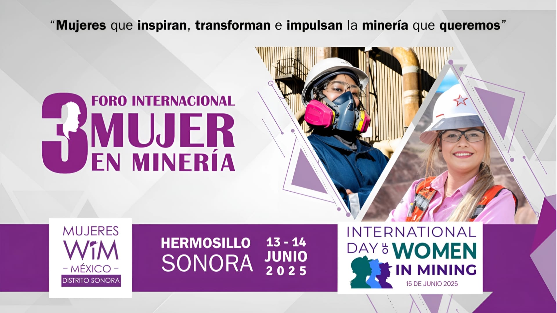 Mineras que Inspiran: WIM Sonora realizará el 3er. Foro Internacional de Mujeres en Minería