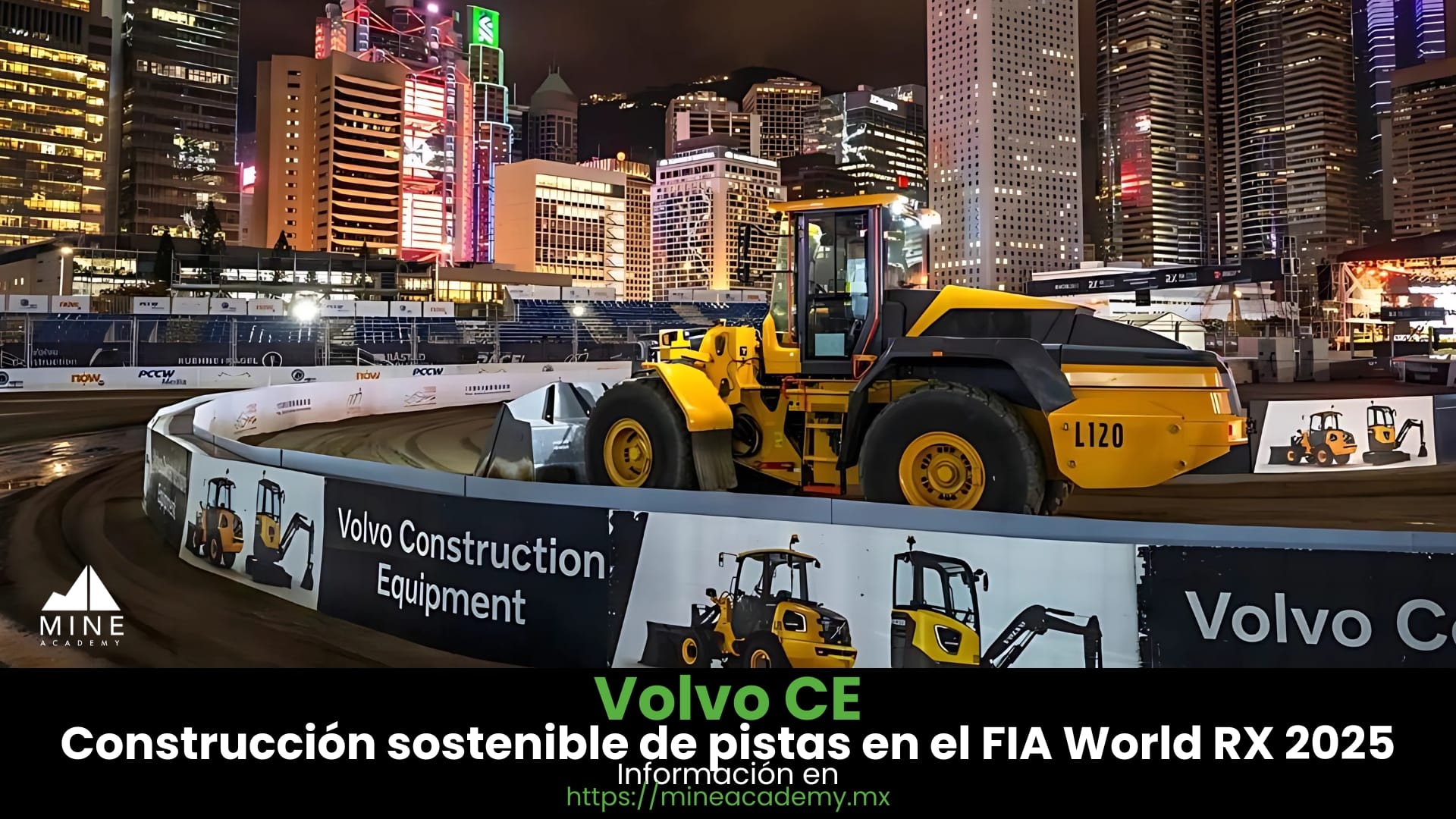 Volvo CE impulsa nuevamente la construcción sostenible de pistas en el FIA World RX 2025