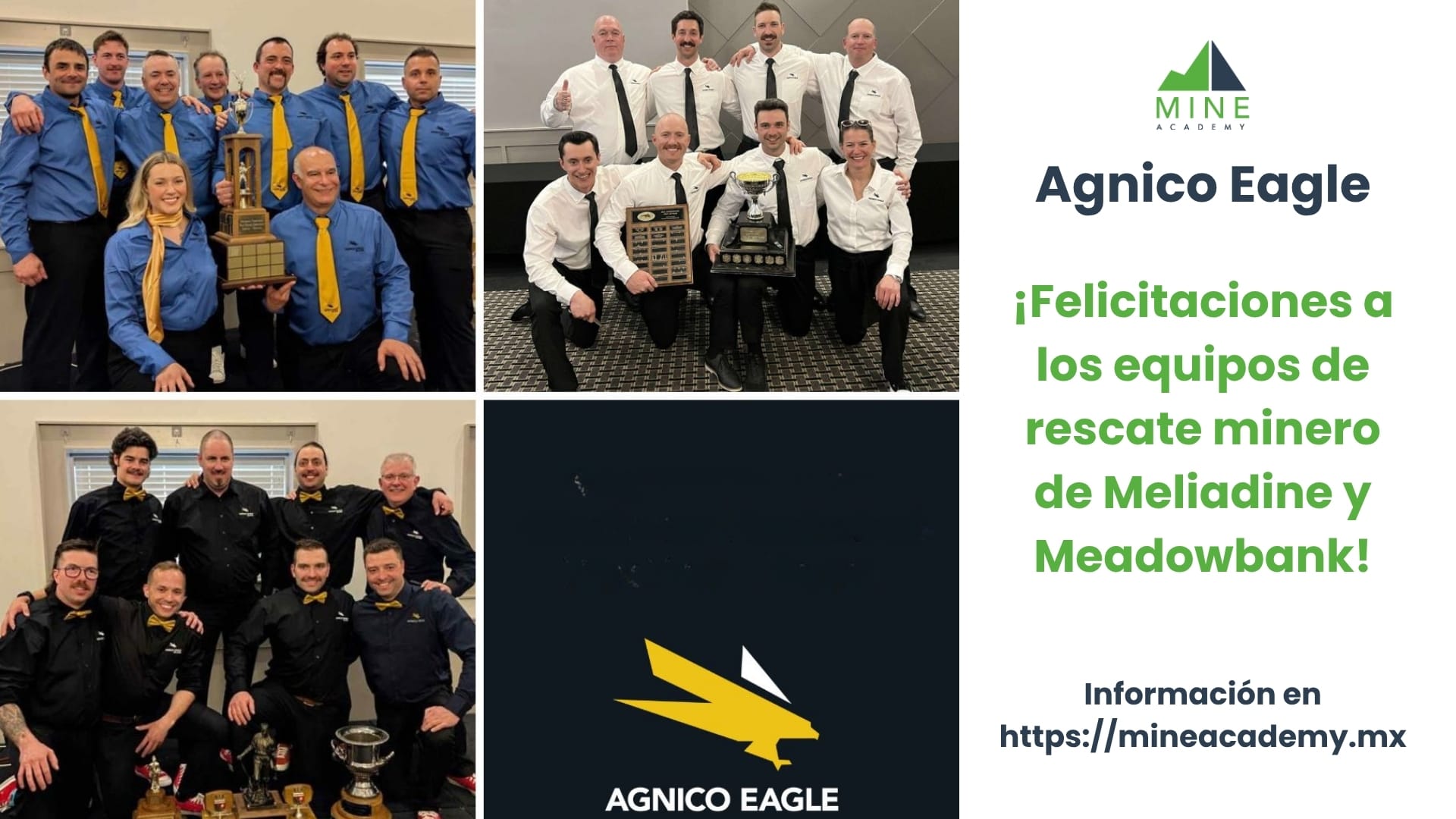 ¡Orgullo y reconocimiento para Agnico Eagle!