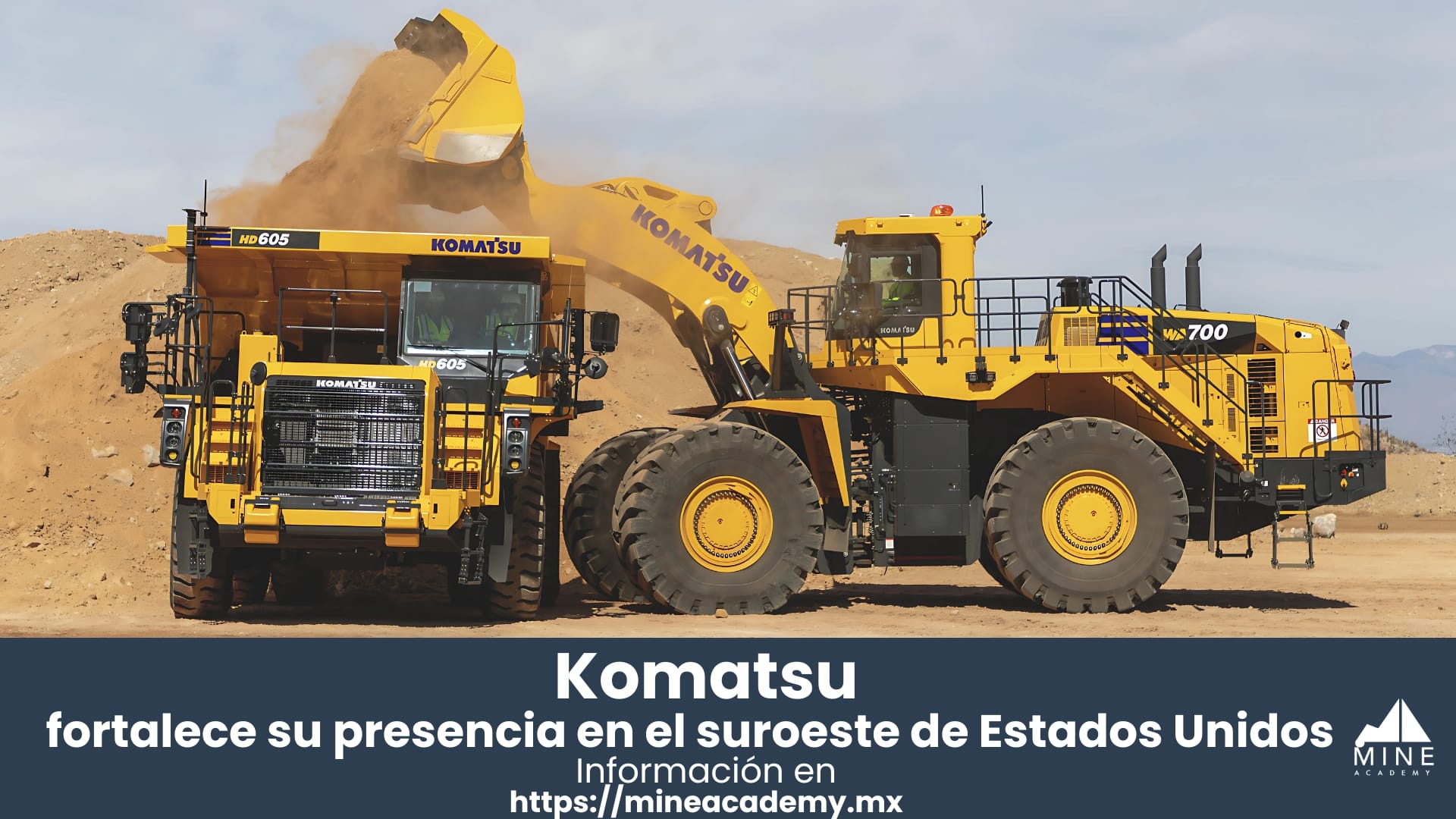 Komatsu fortalece su presencia en el suroeste de Estados Unidos.