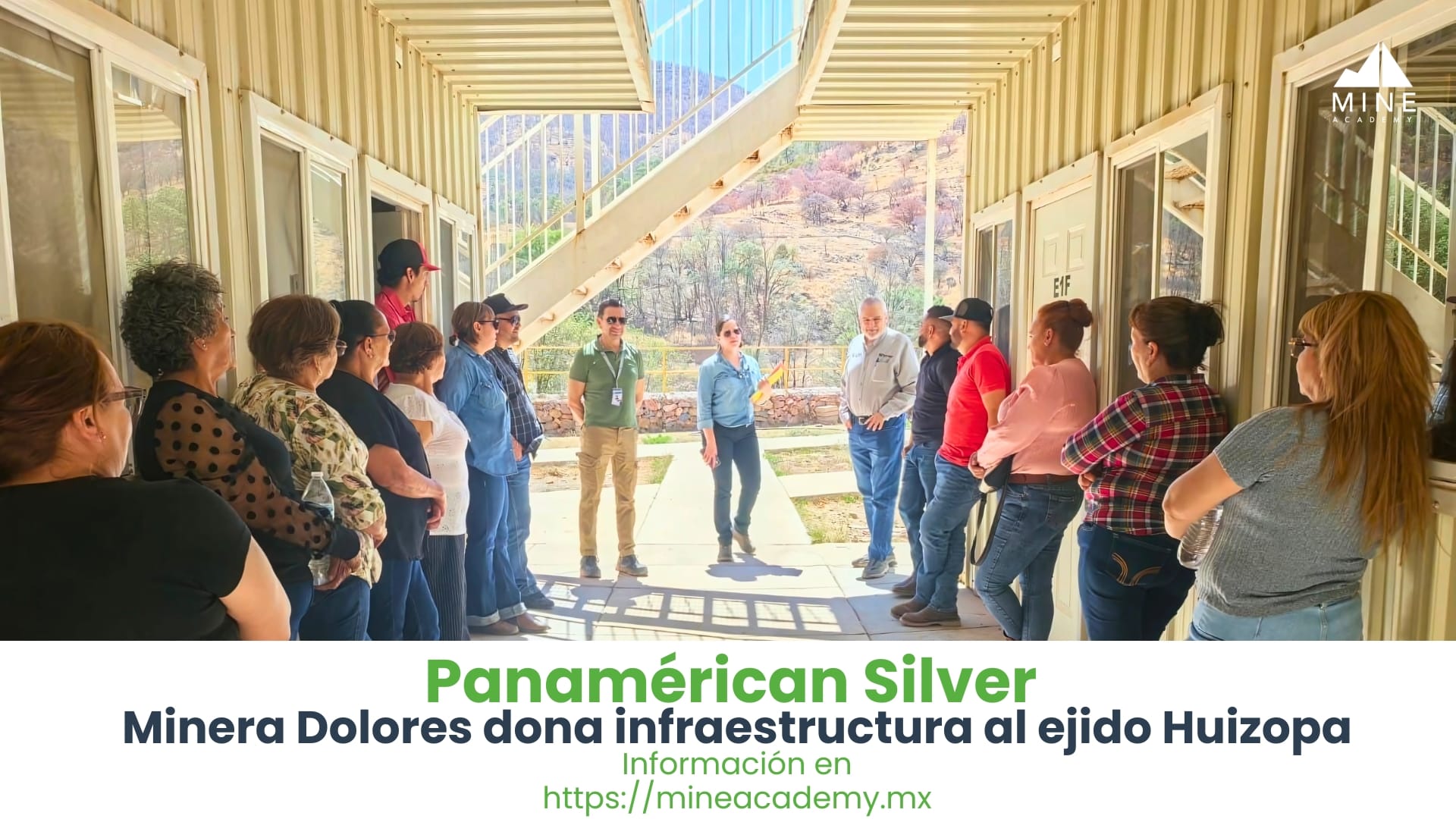 Minera Dolores dona infraestructura al ejido Huizopa como parte de su Plan de Cierre Social