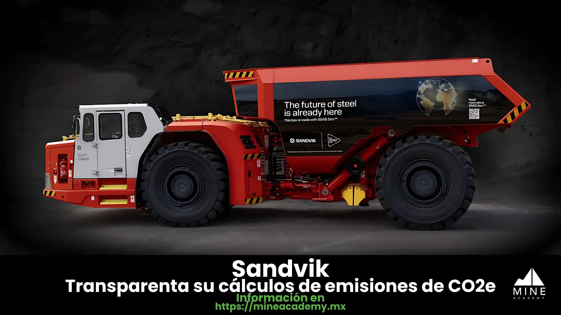 Sandvik transparenta su cálculos de emisiones equivalentes de dióxido de carbono