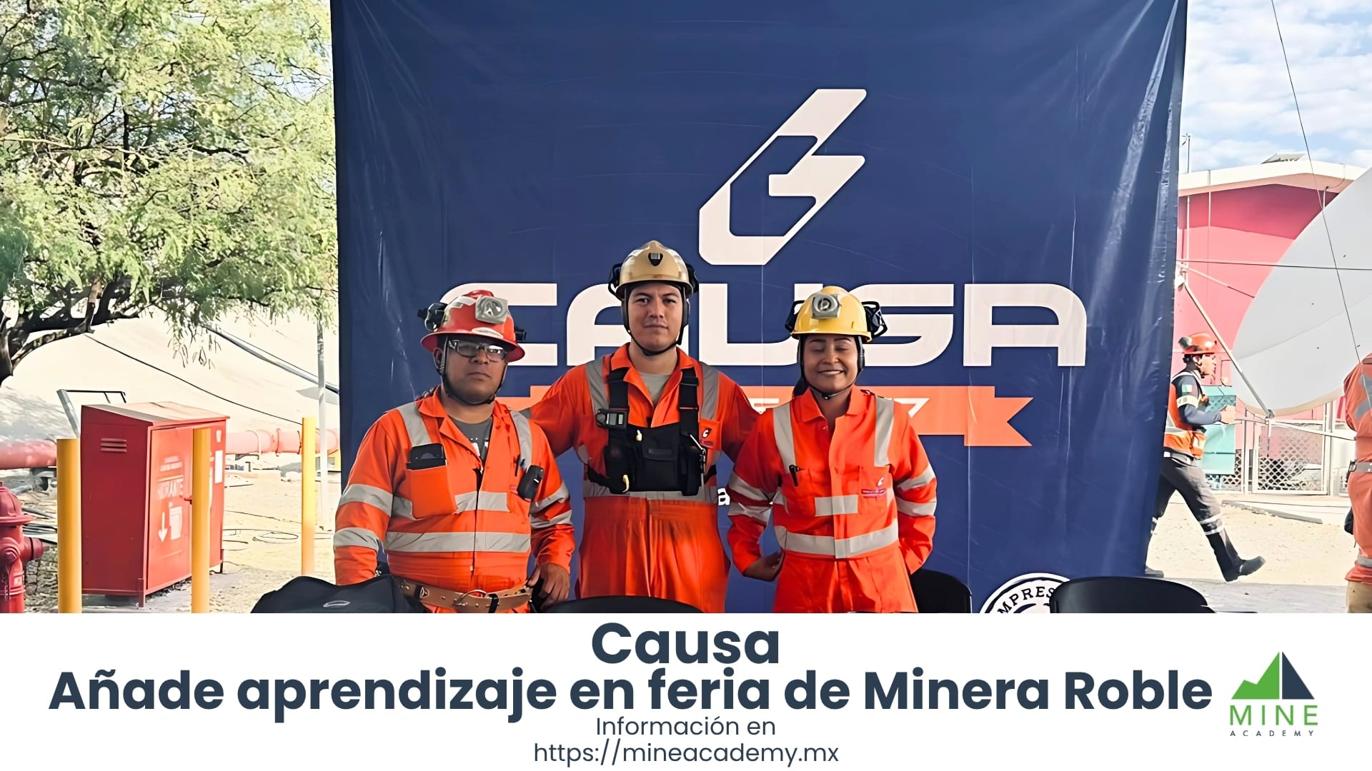 CAUSA añade diversión y aprendizaje en feria de Minera Roble