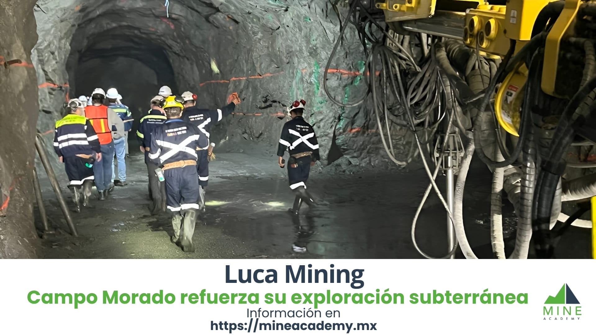 Campo Morado de Luca Mining refuerza su exploración subterránea