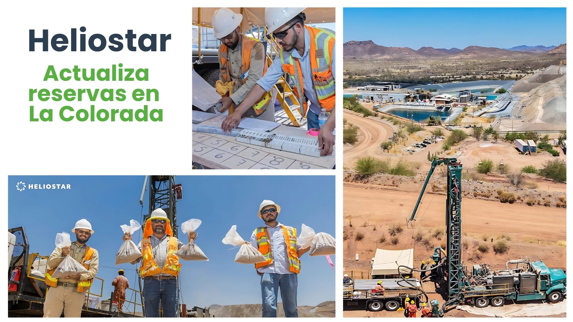Heliostar actualiza reservas en La Colorada y destaca potencial de existencias en zona Truckshop