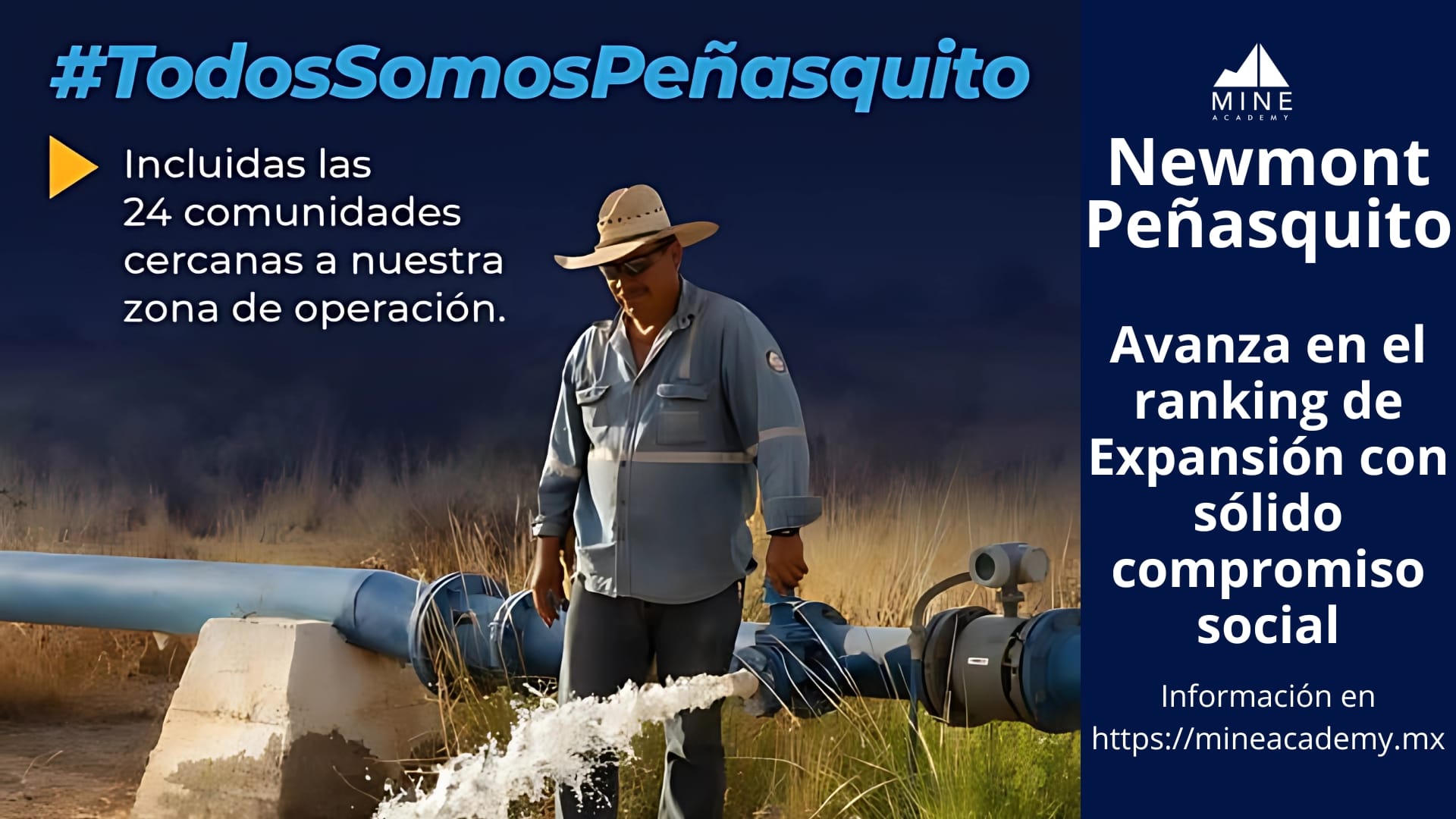 Newmont México avanza en el ranking de Expansión con sólido compromiso social