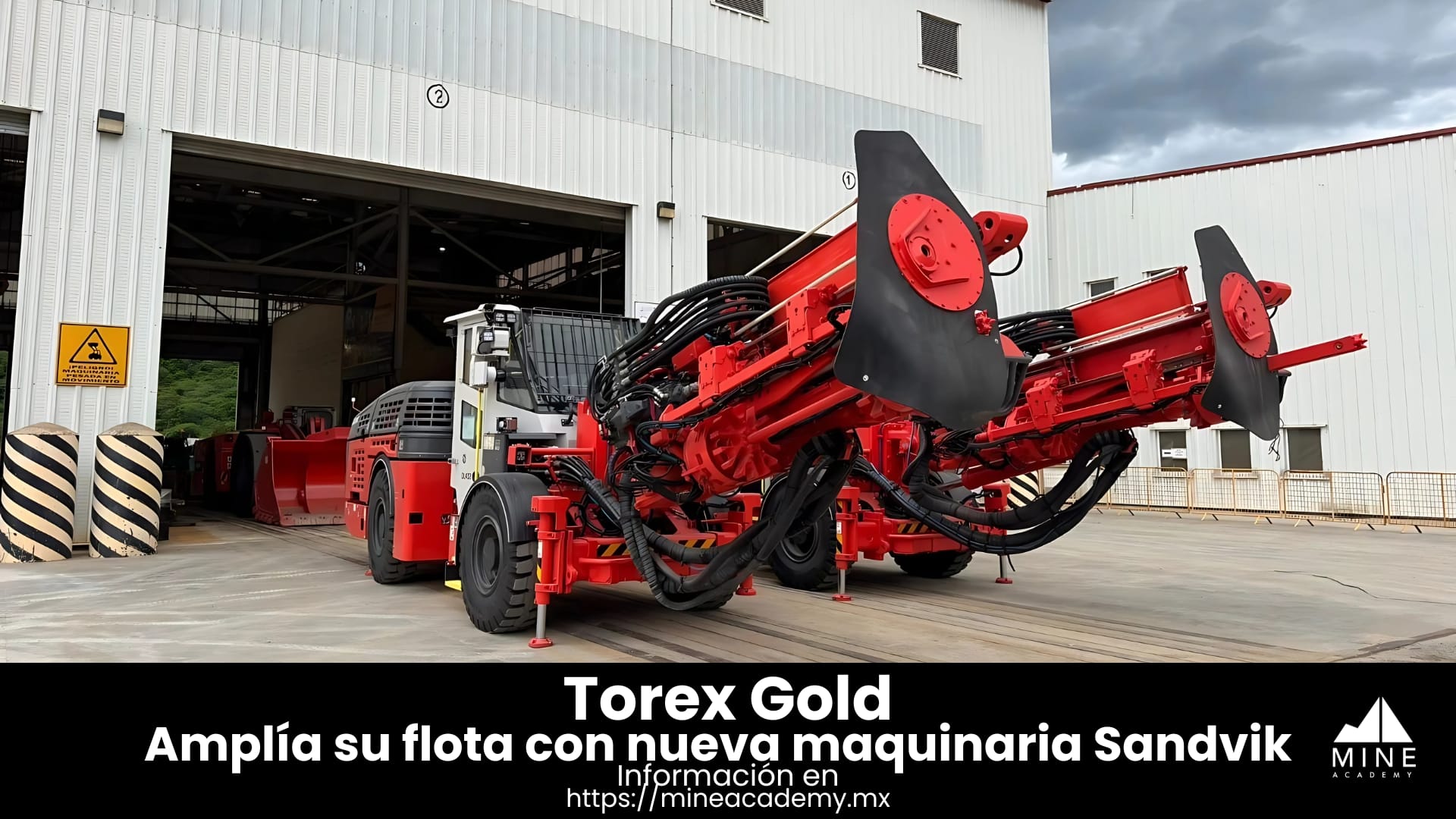 Torex Gold amplía su flota con nueva maquinaria Sandvik para fortalecer operaciones en Media Luna