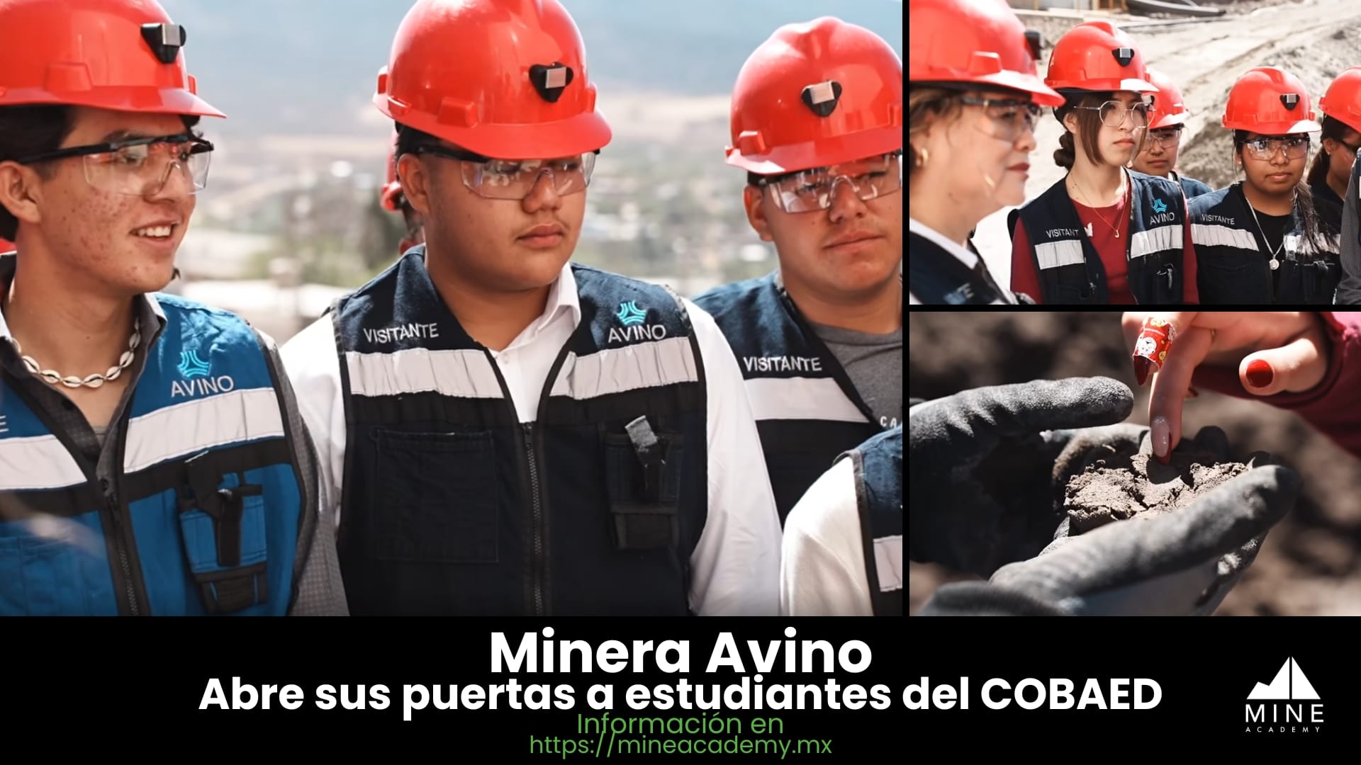 Minera Avino abre sus puertas a estudiantes del COBAED