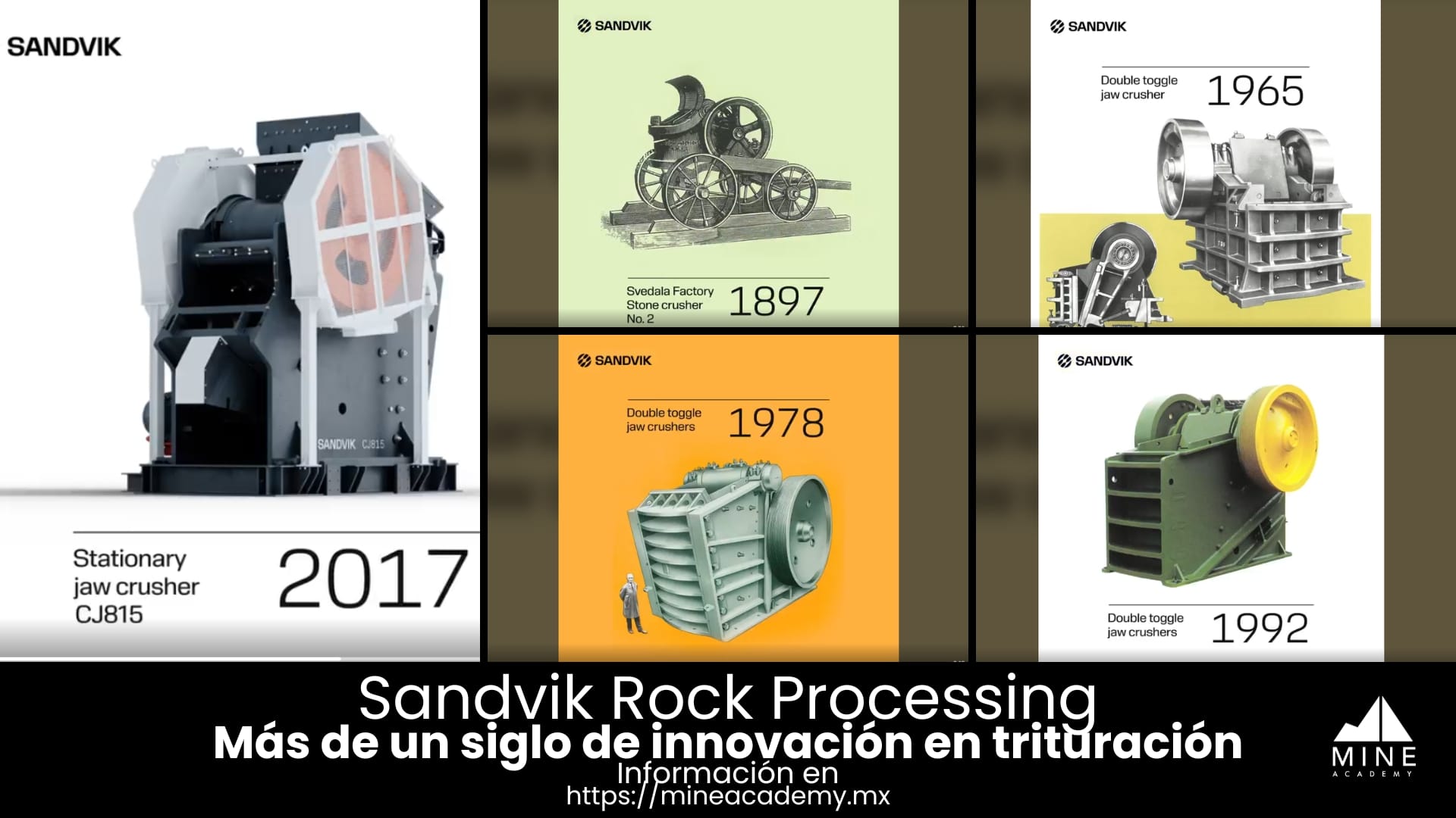 Más de un siglo de innovación en trituración: el legado de Sandvik