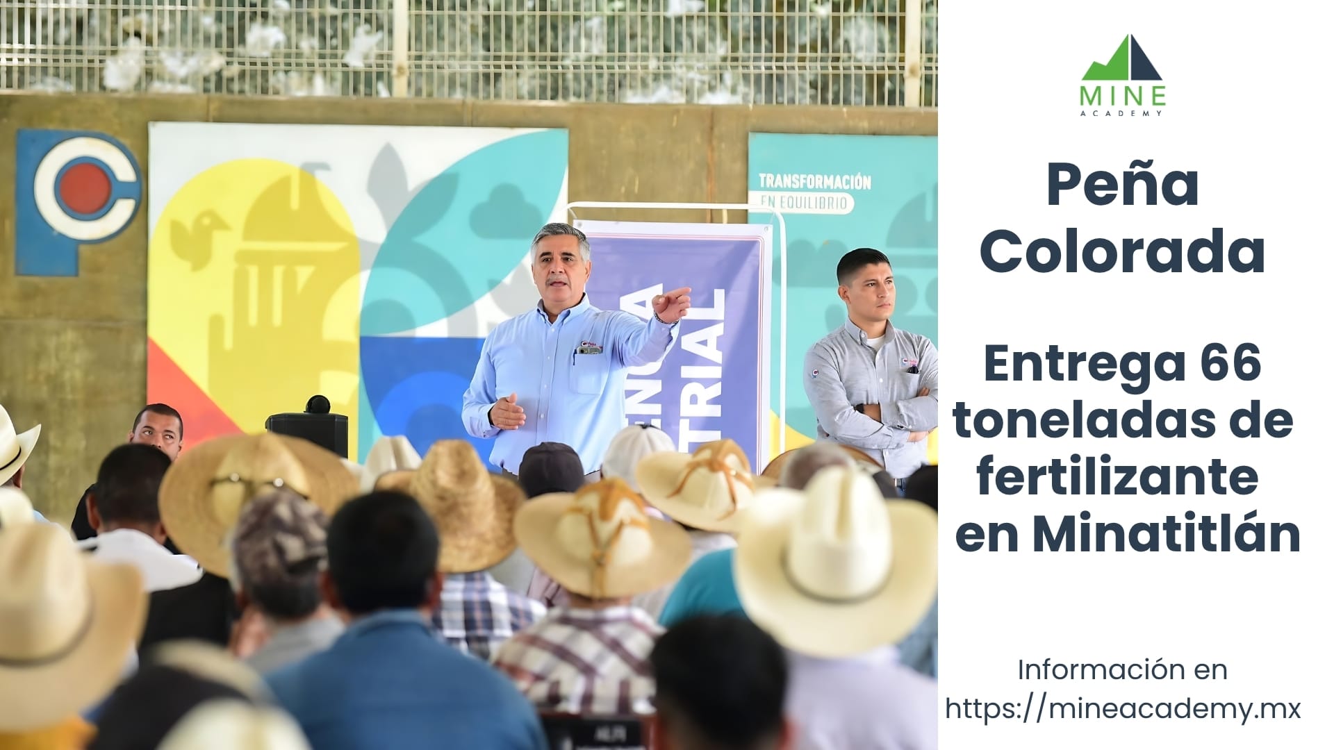 Peña Colorada entrega 66 toneladas de fertilizante a productores agrícolas de Minatitlán