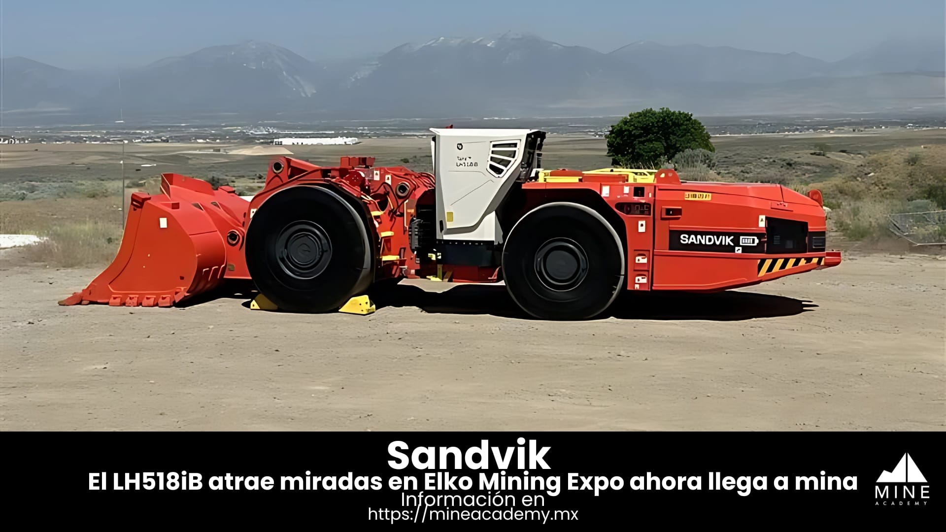 El LH518iB de Sandvik atrae miradas en Elko Mining Expo y ya trabaja en Kennecott