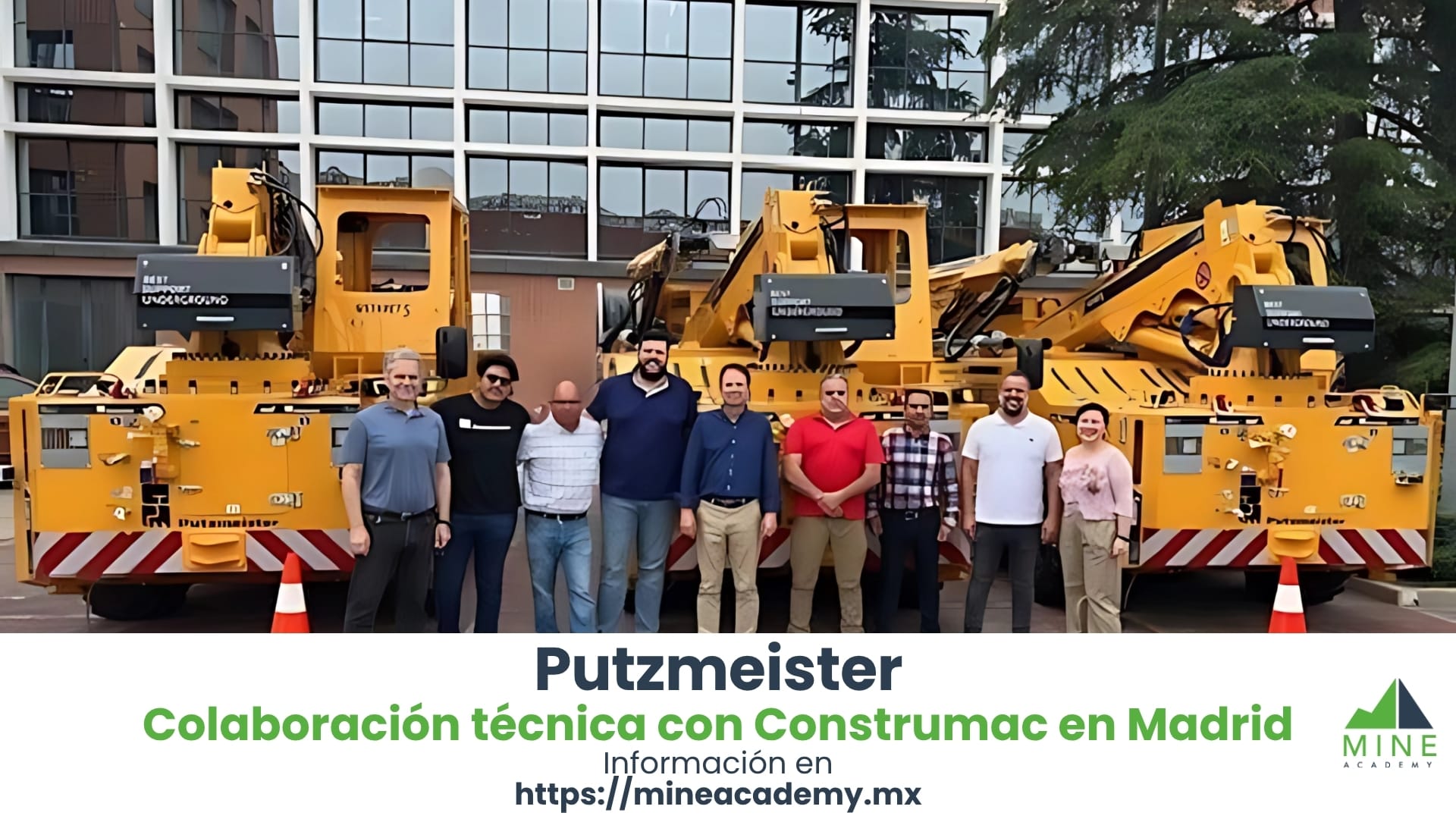Putzmeister fortalece la colaboración técnica con Construmac en Madrid