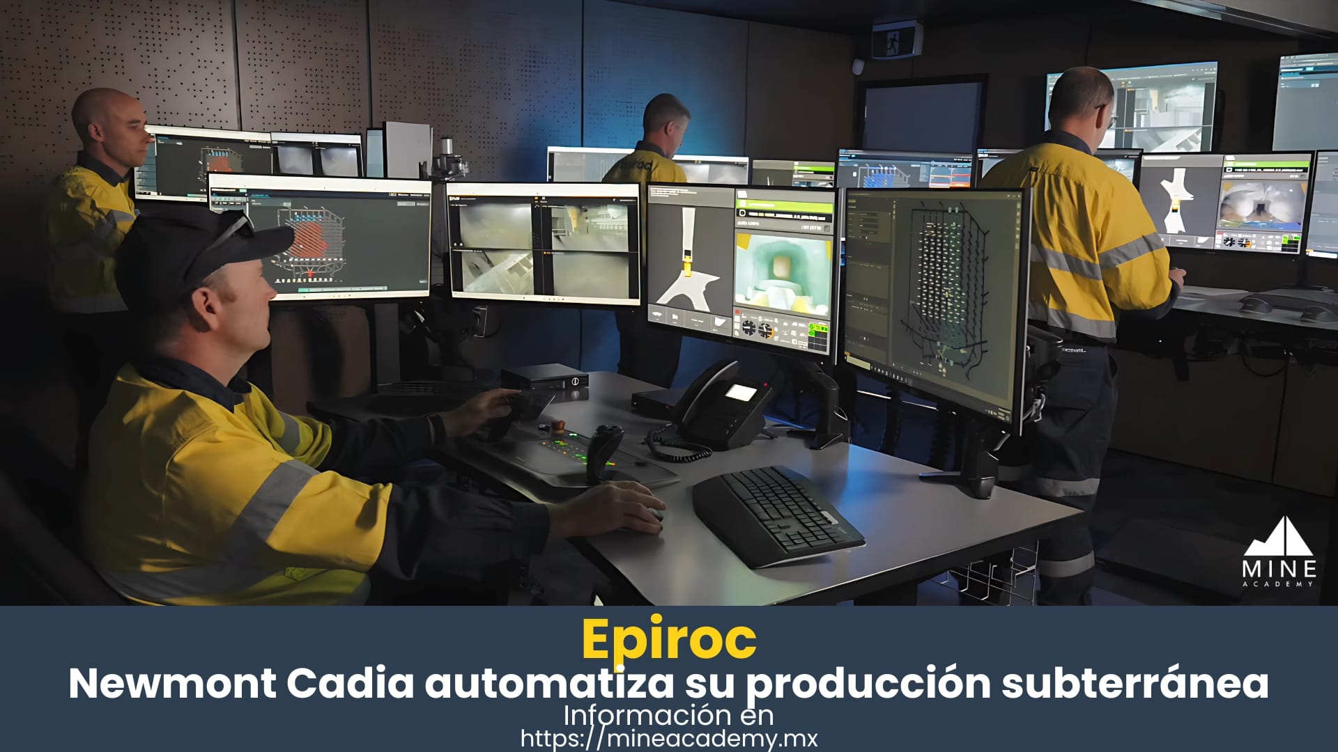 Newmont Cadia automatiza su producción subterránea con tecnología Deep Automation de Epiroc