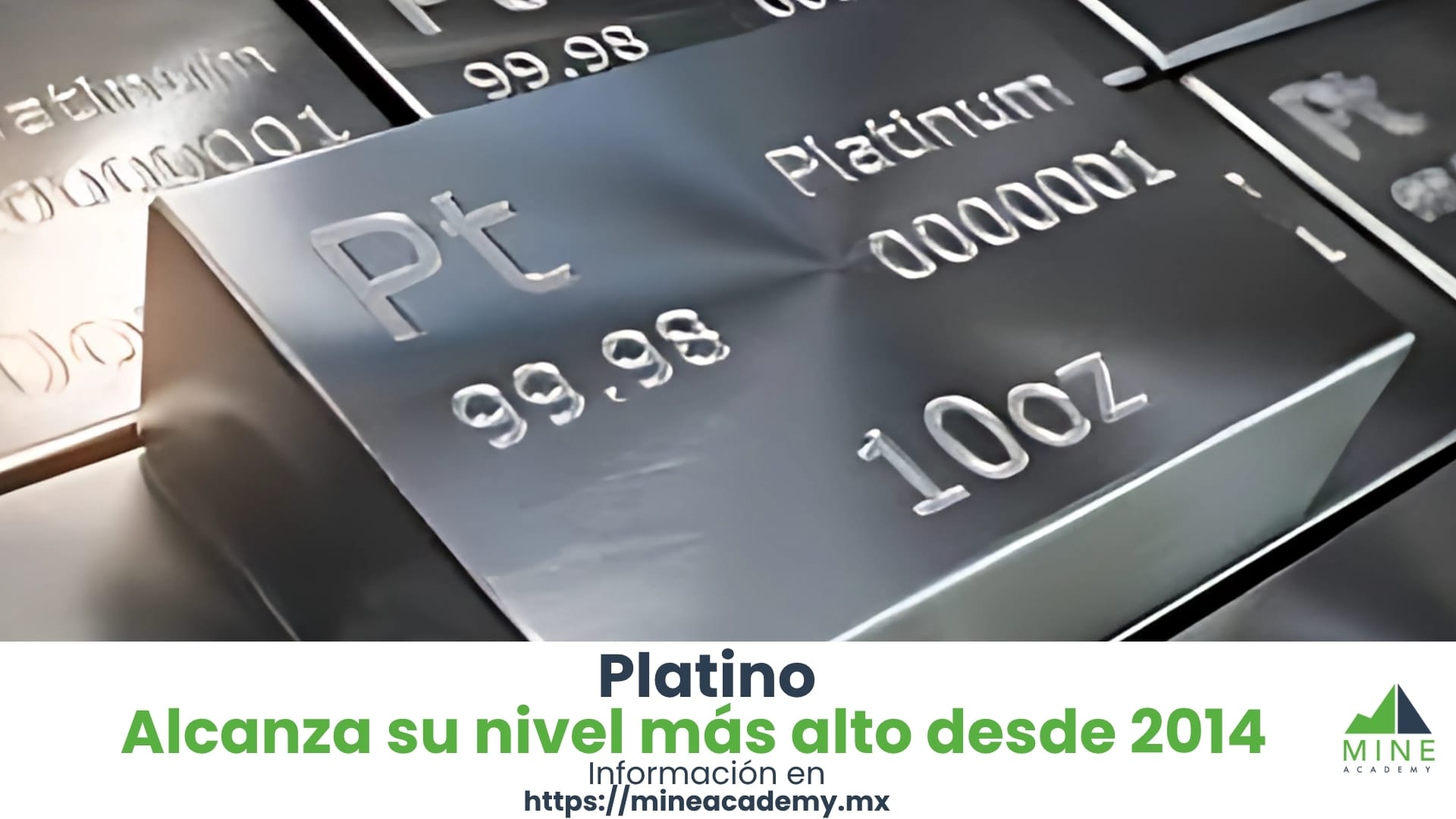 El platino alcanza su nivel más alto desde 2014 impulsado por escasez y compras especulativas