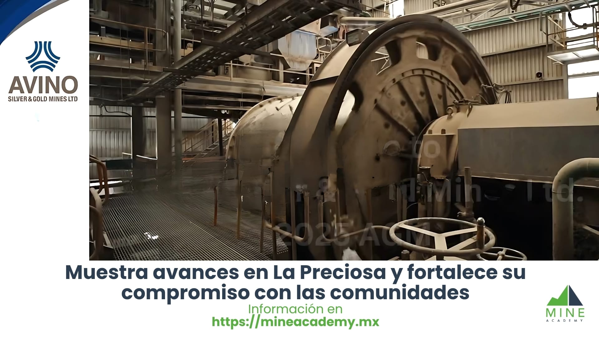 Avino muestra avances en La Preciosa y fortalece su compromiso con las comunidades