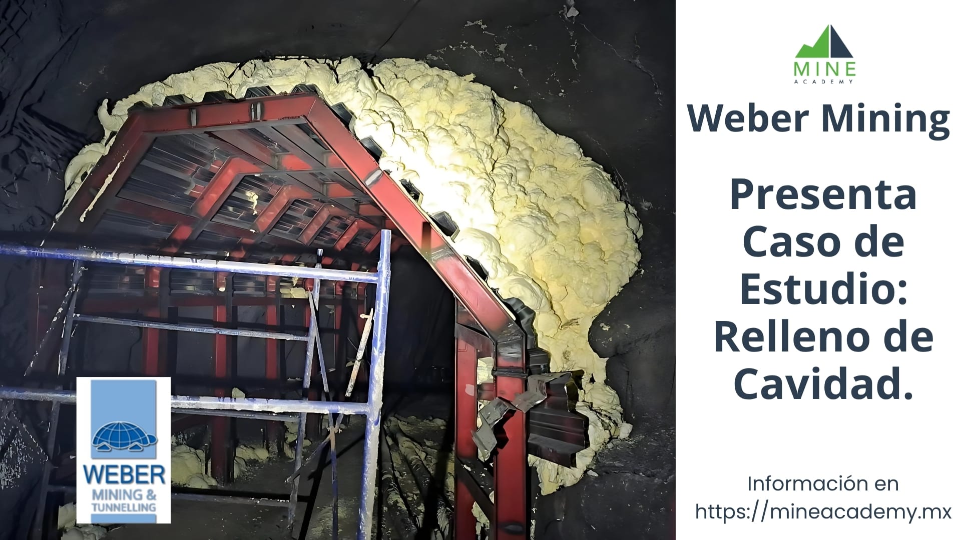 Weber Mining, presenta Caso de Estudio: Relleno de Cavidad.