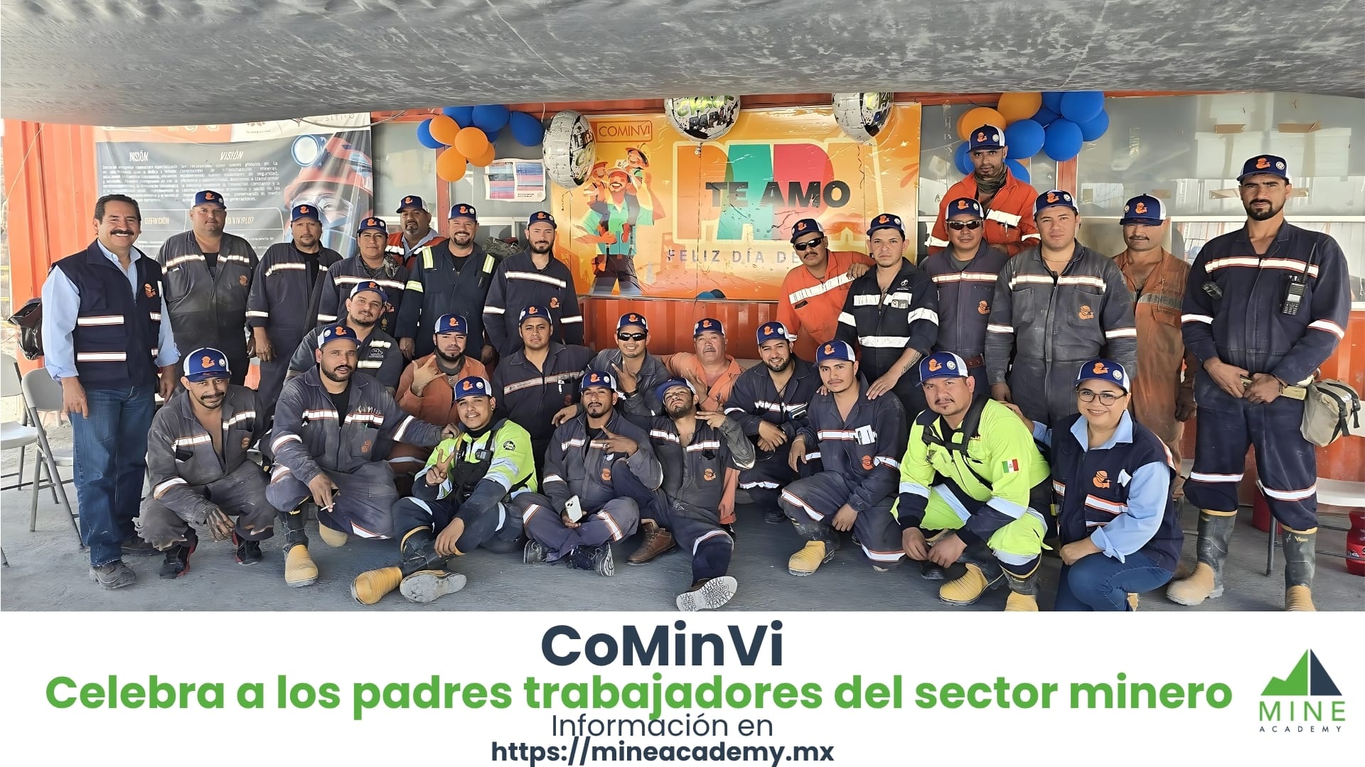 CoMinVi celebra a los padres trabajadores del sector minero