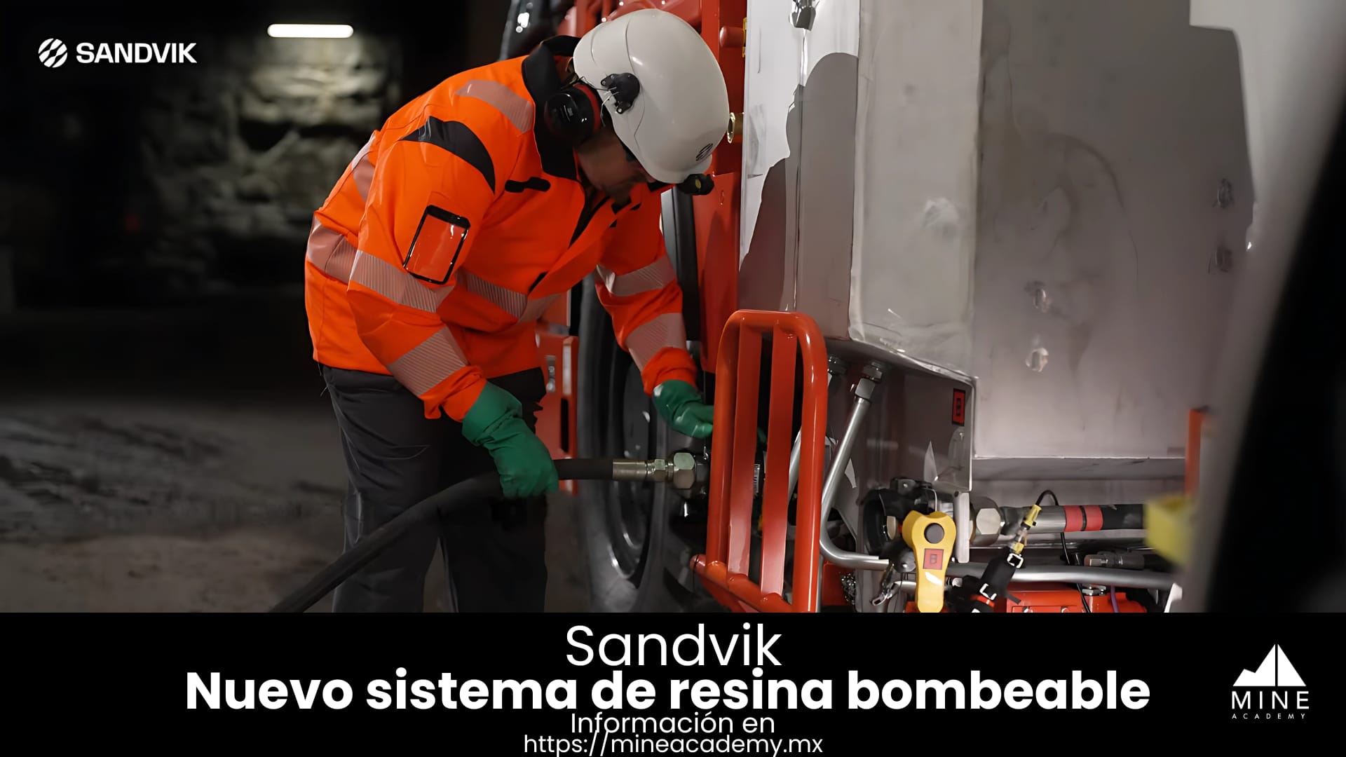 Sandvik presenta un nuevo sistema de resina bombeable para empernadores de la serie i