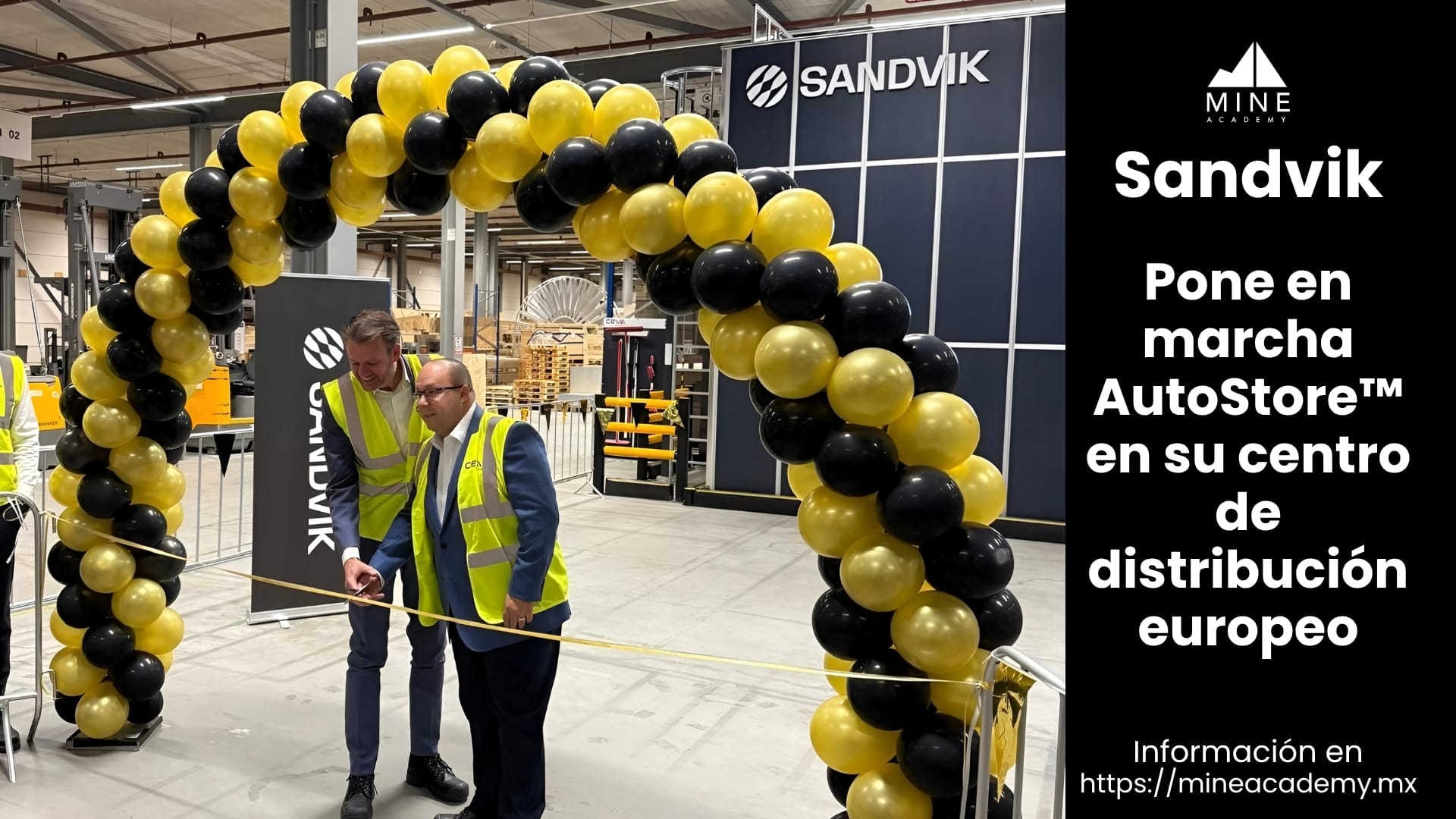 Sandvik Mining pone en marcha AutoStore™ en su centro de distribución europeo