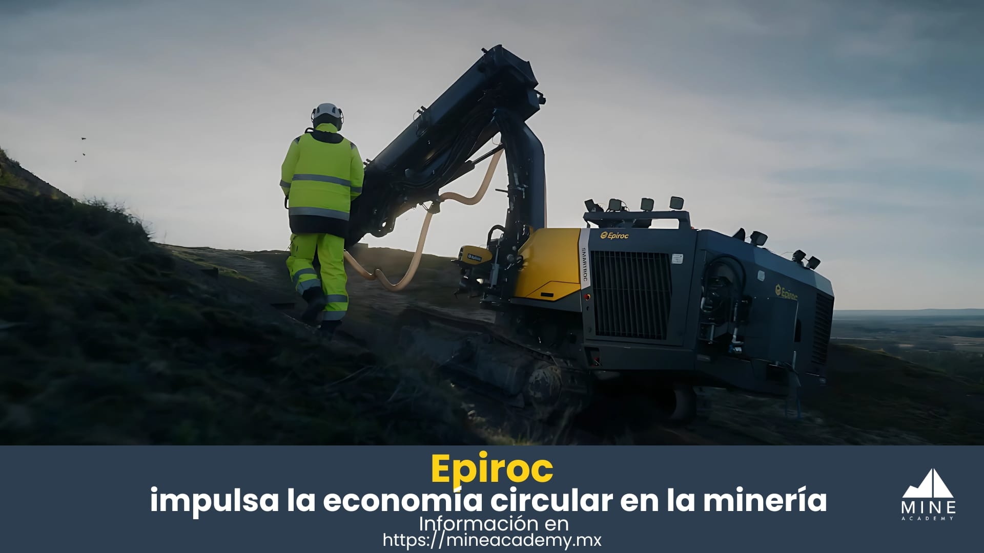 Epiroc impulsa la economía circular en la minería con enfoque en materiales críticos