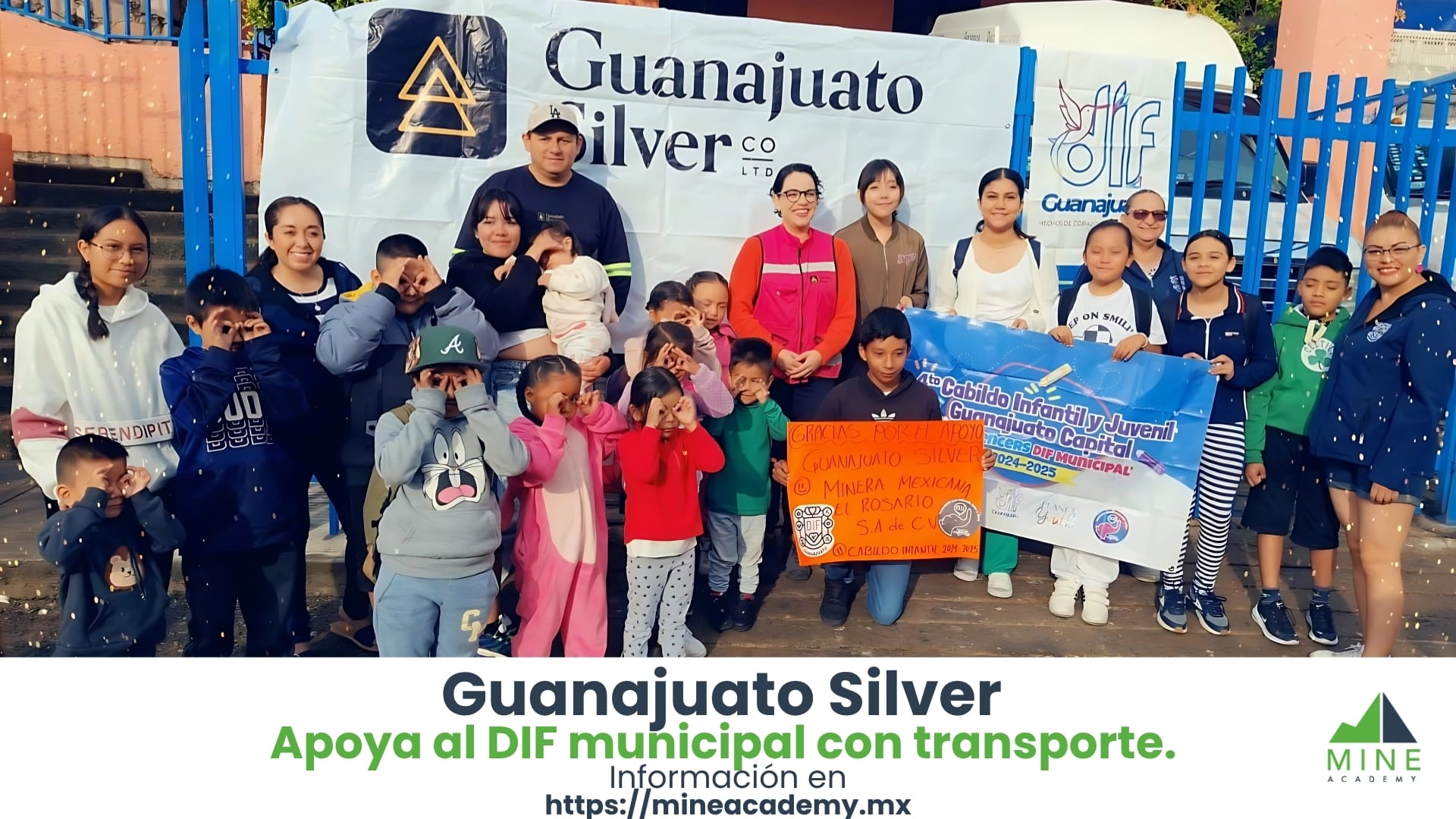 Guanajuato Silver apoya al DIF Municipal con donación de transporte