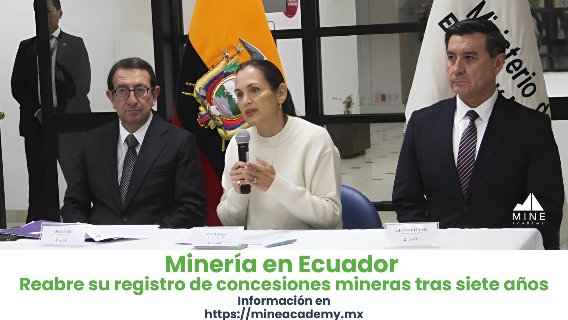 Ecuador reabre su registro de concesiones mineras tras siete años con el reto de combatir la ilegalidad